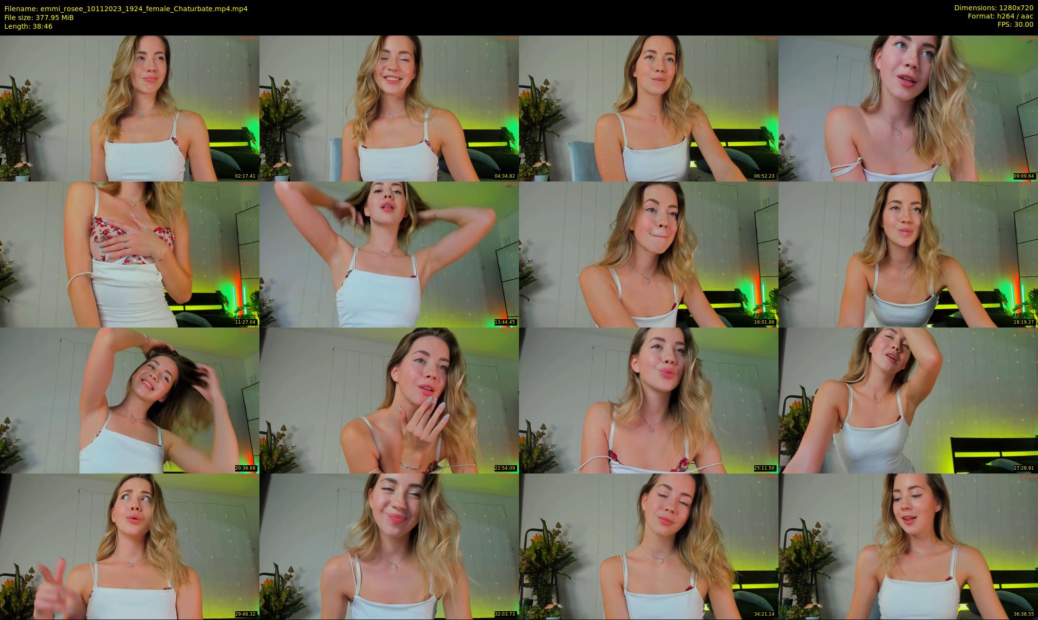 emmi_rosee — 39 minute Chaturbate female cam show recording, 720p, Nov 10, 2023