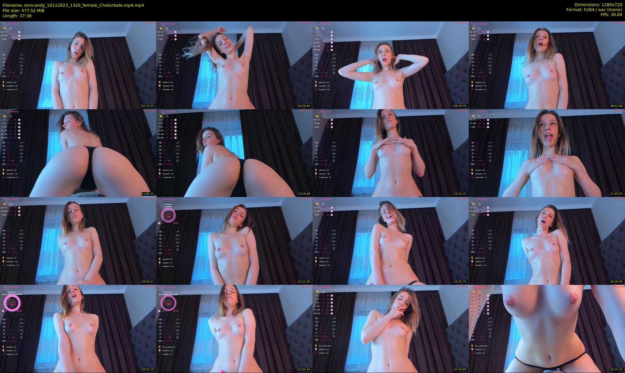 enncandy — 38 minute Chaturbate female cam show recording, 720p, Nov 10, 2023