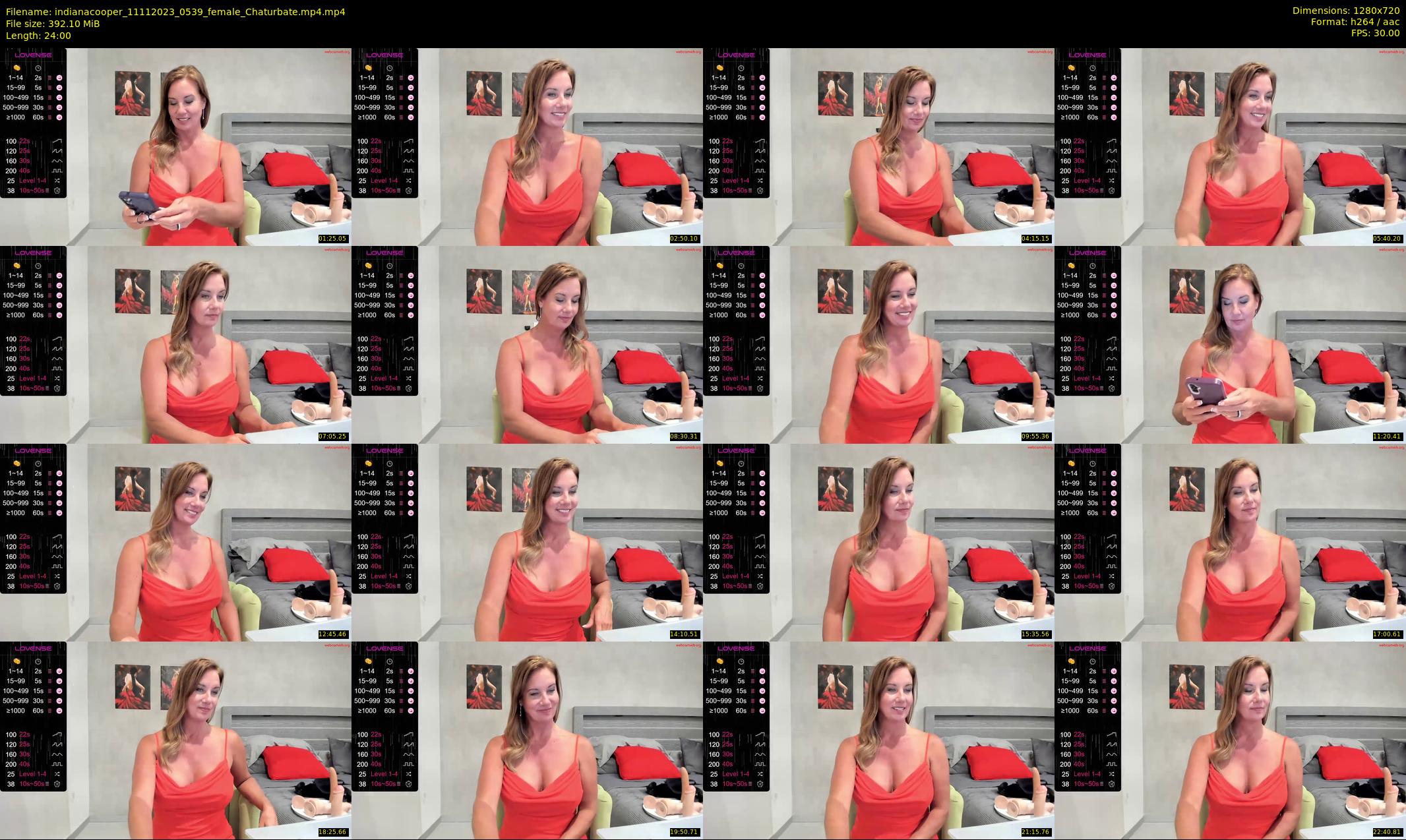 indianacooper — 24 minute Chaturbate female cam show recording, 720p, Nov 11, 2023