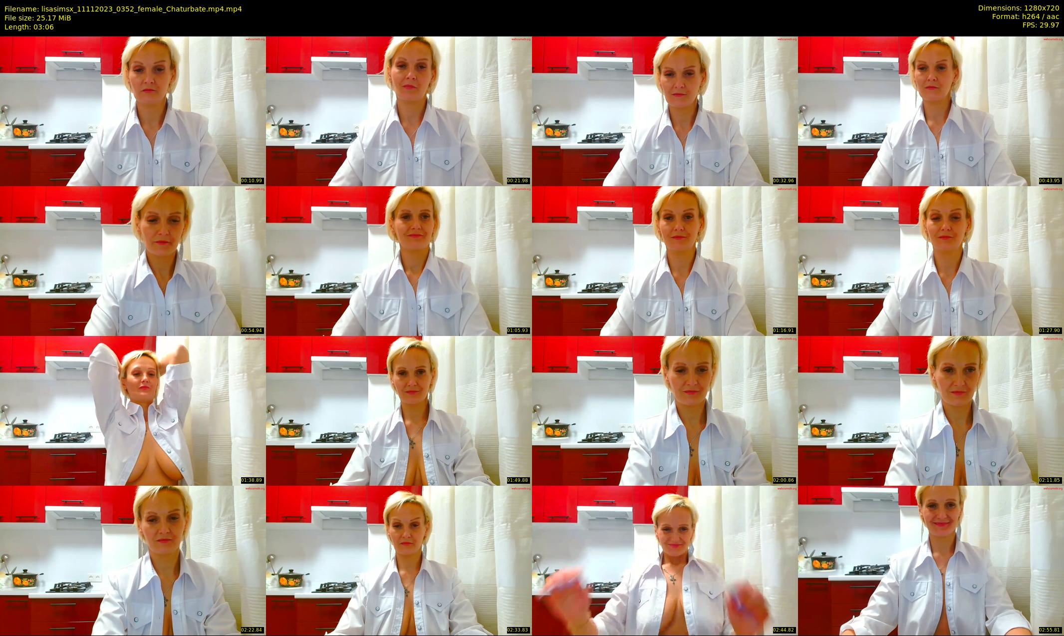 lisasimsx — 4 minute Chaturbate female cam show recording, 720p, Nov 11, 2023