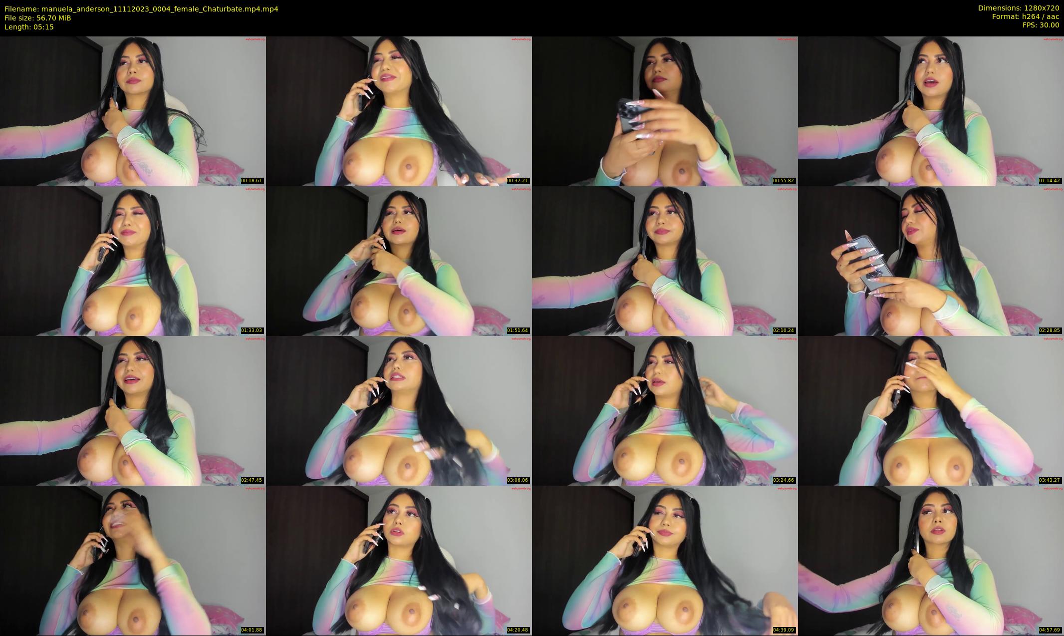 manuela_anderson — 6 minute Chaturbate female cam show recording, 720p, Nov 11, 2023