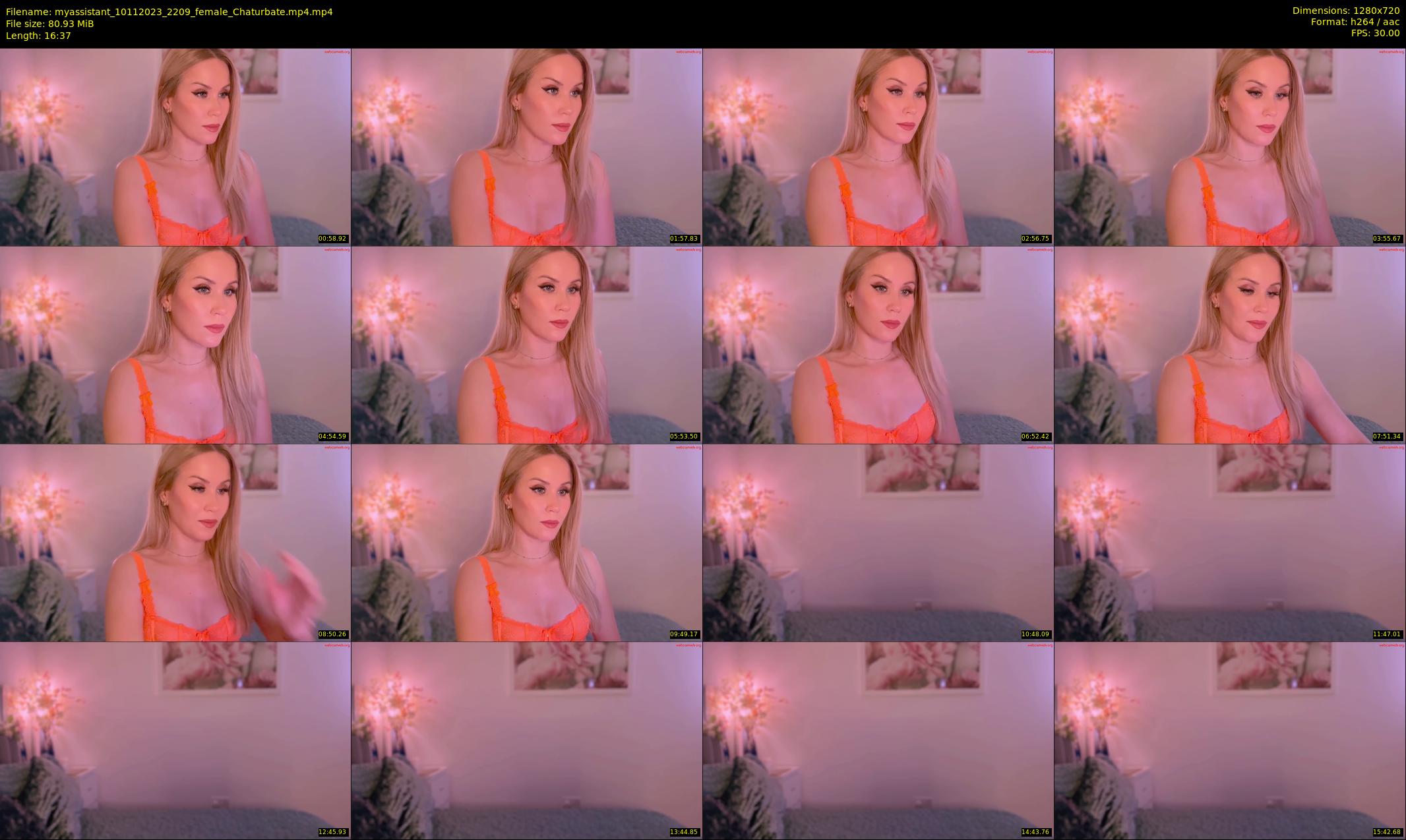 myassistant — 17 minute Chaturbate female cam show recording, 720p, Nov 10, 2023