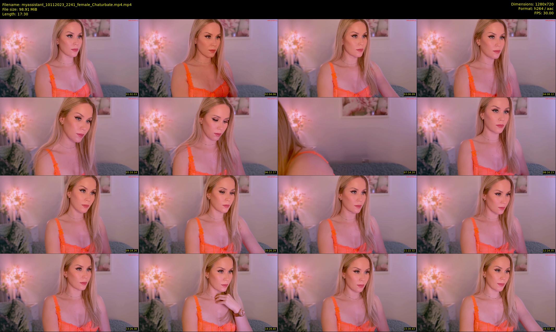 myassistant — 18 minute Chaturbate female cam show recording, 720p, Nov 10, 2023