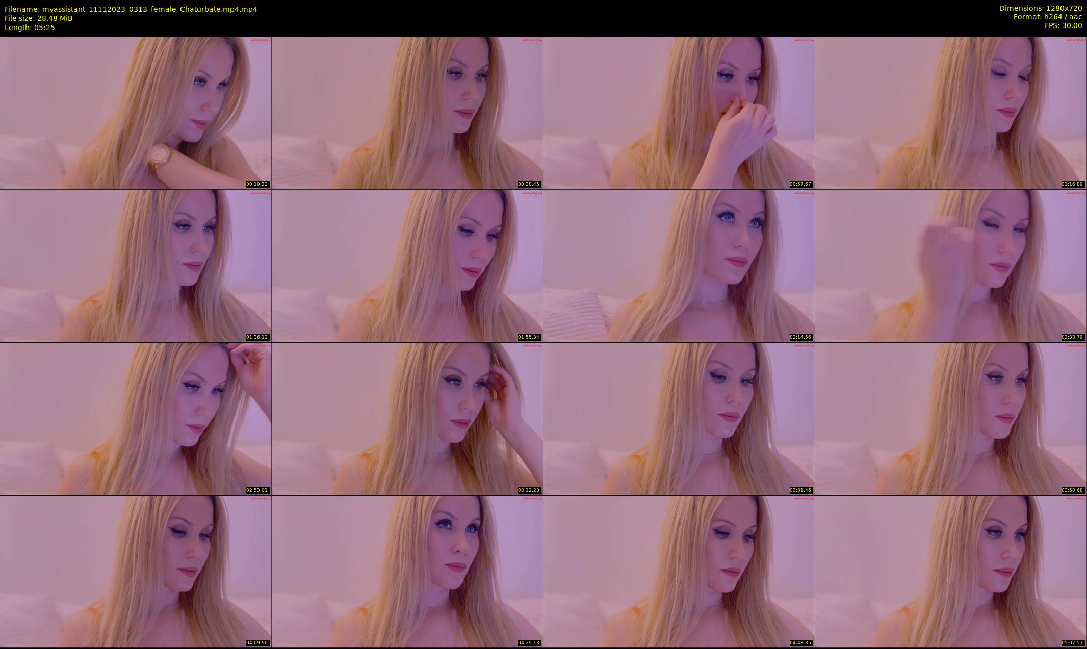 myassistant — 6 minute Chaturbate female cam show recording, 720p, Nov 11, 2023