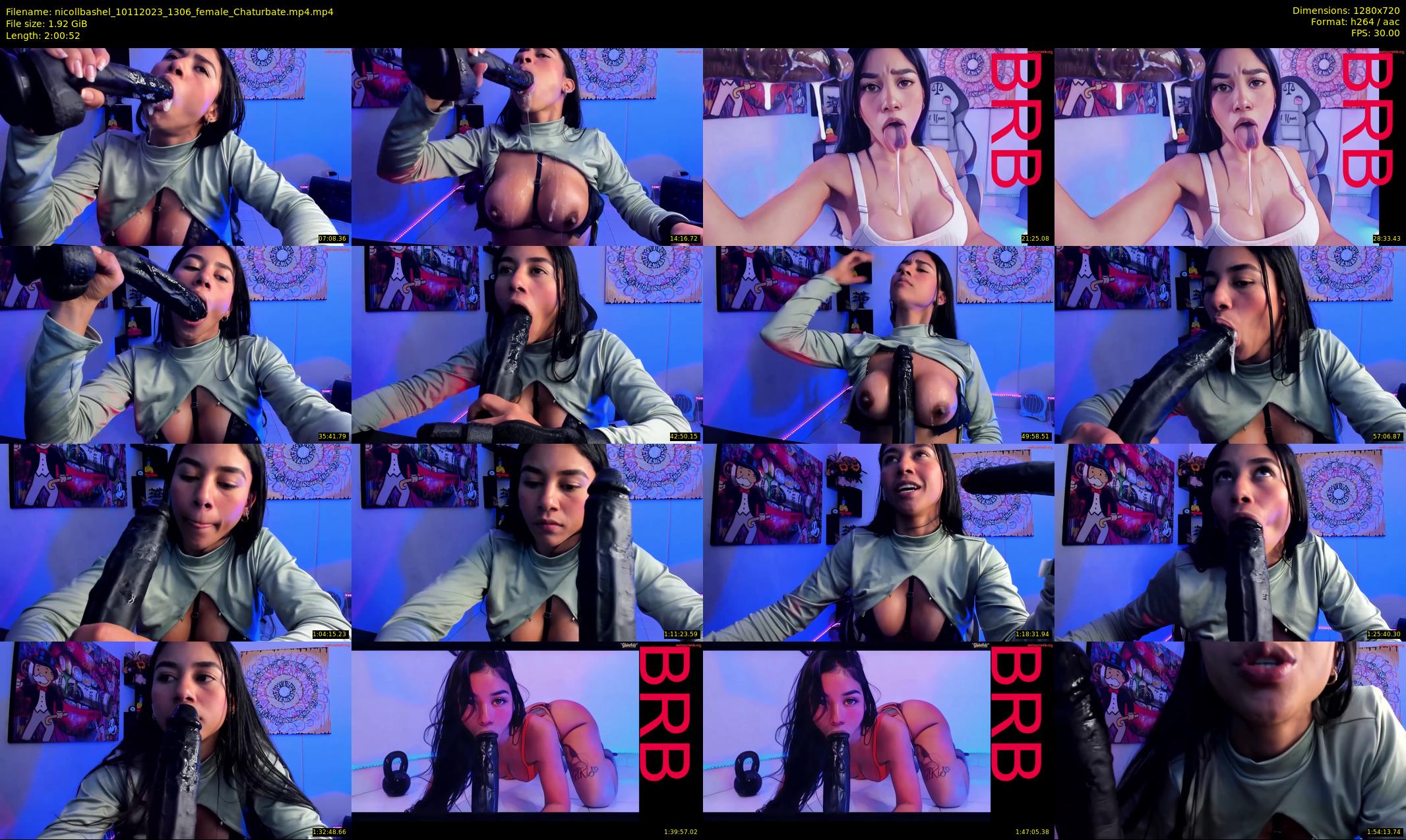 nicollbashel — 121 minute Chaturbate female cam show recording, 720p, Nov 10, 2023
