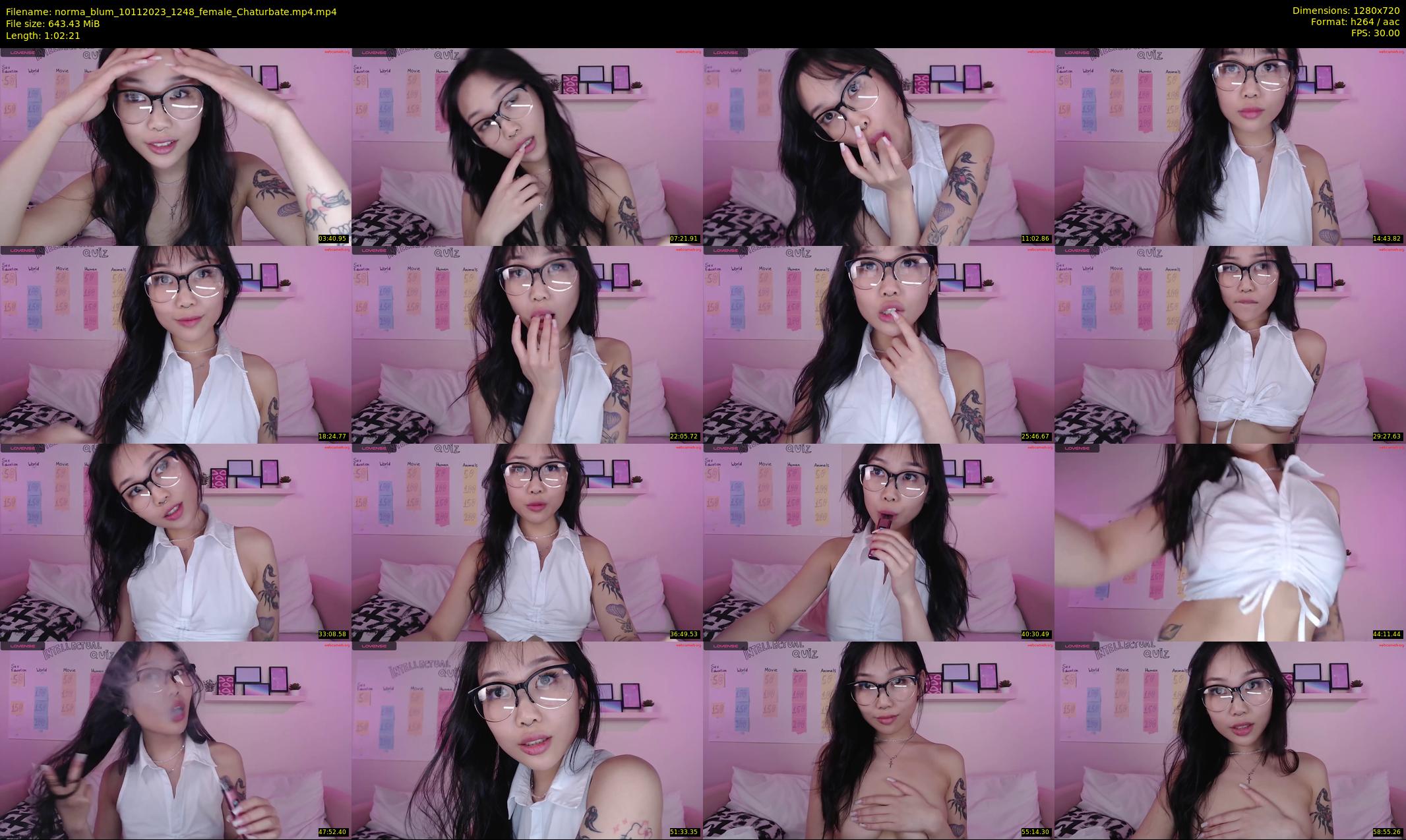 norma_blum — 63 minute Chaturbate female cam show recording, 720p, Nov 10, 2023