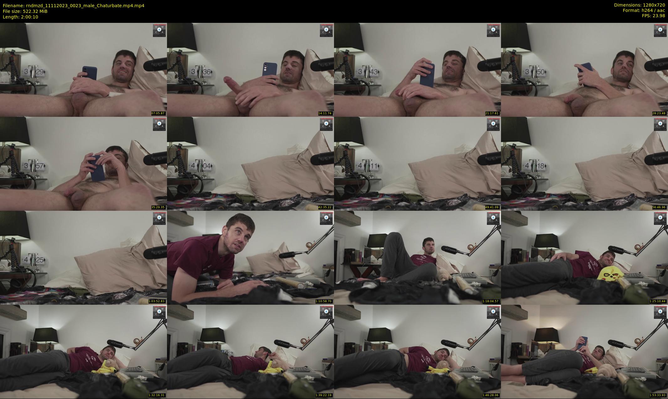 rndmzd — 121 minute Chaturbate male cam show recording, 720p, Nov 11, 2023