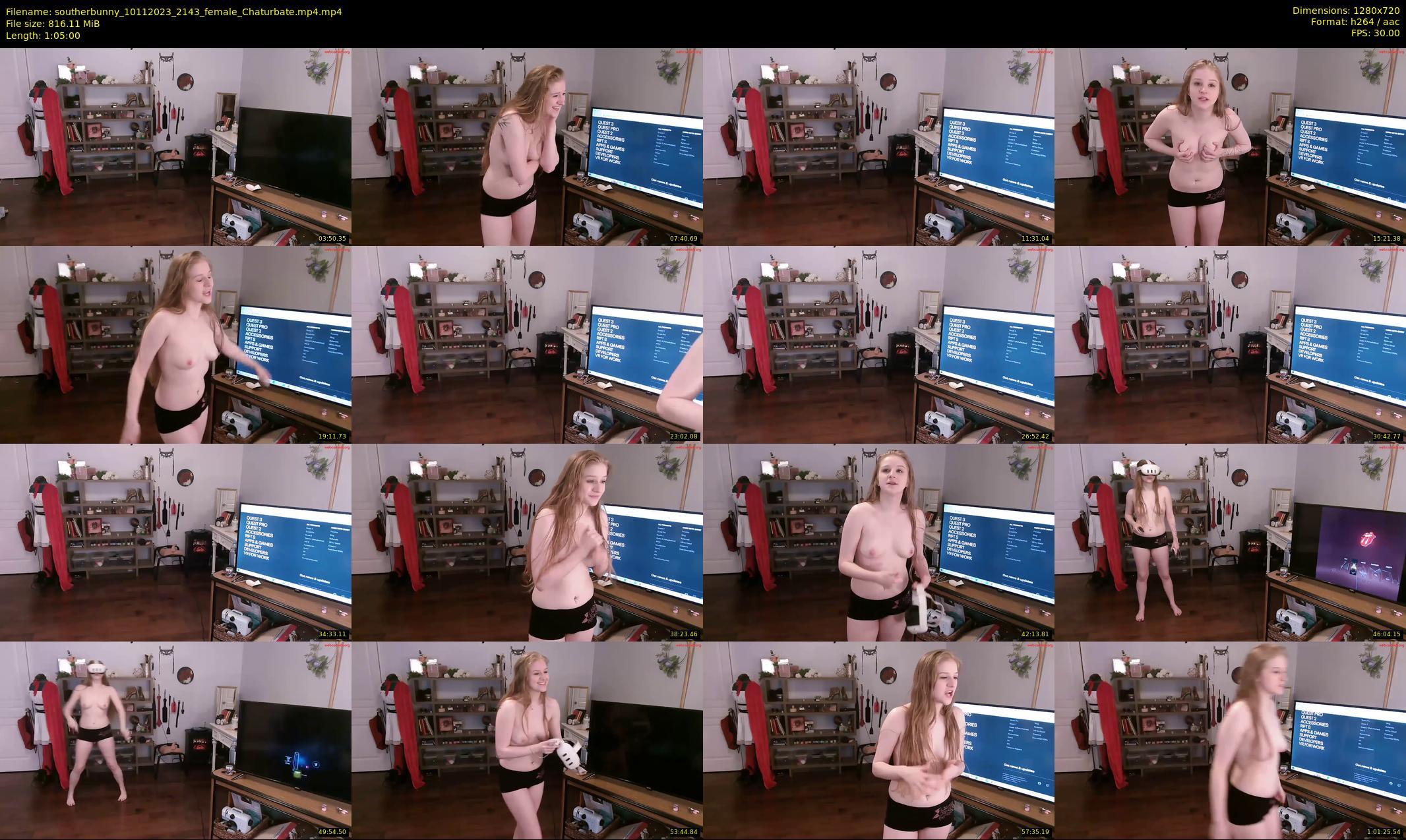 southerbunny — 65 minute Chaturbate female cam show recording, 720p, Nov 10, 2023