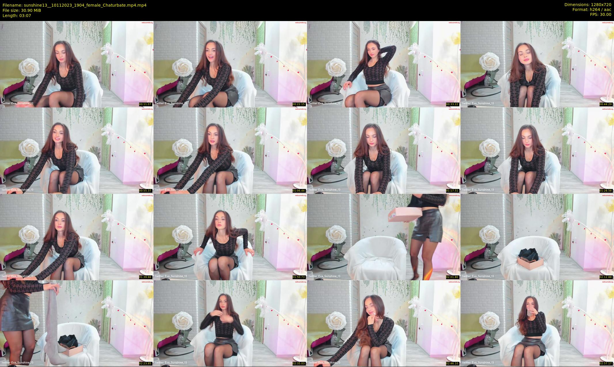 sunshine13_ — 4 minute Chaturbate female cam show recording, 720p, Nov 10, 2023