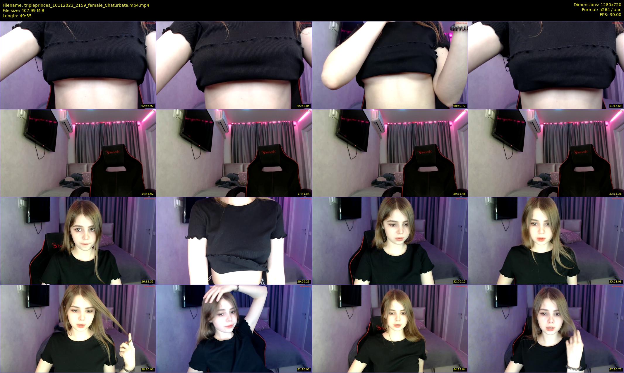 tripleprinces — 50 minute Chaturbate female cam show recording, 720p, Nov 10, 2023