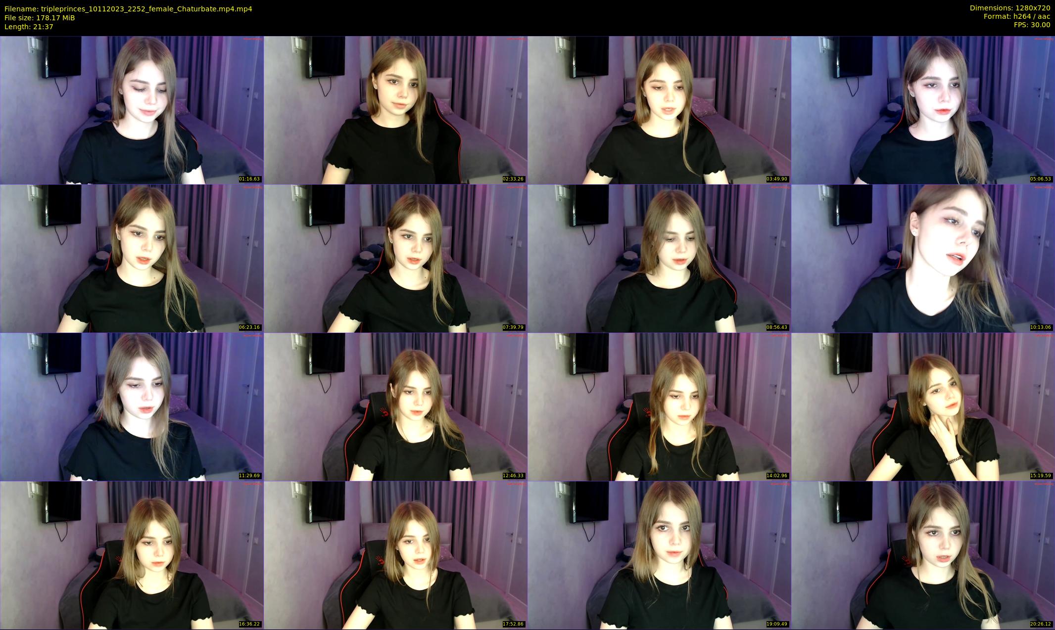 tripleprinces — 22 minute Chaturbate female cam show recording, 720p, Nov 10, 2023