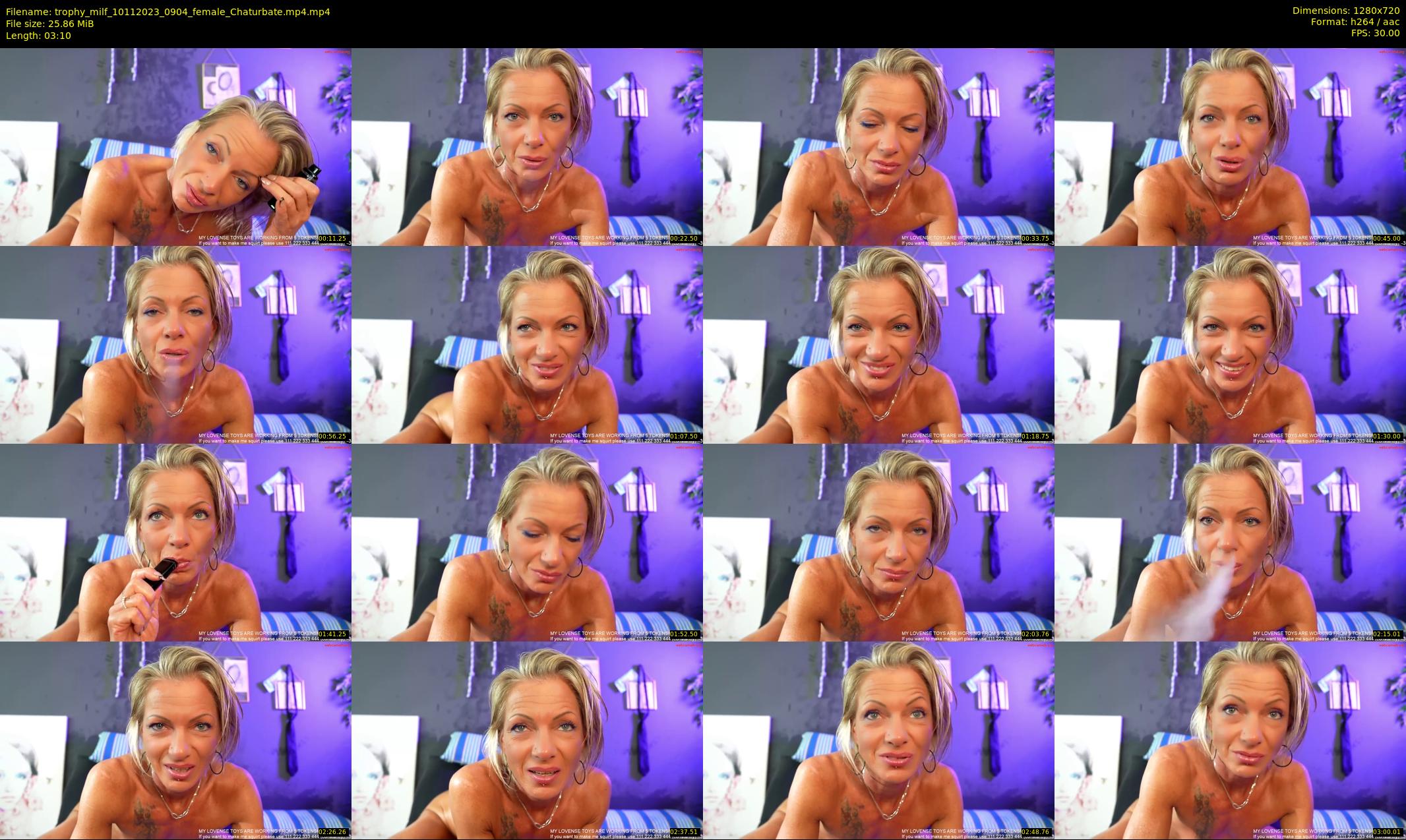 trophy_milf — 4 minute Chaturbate female cam show recording, 720p, Nov 10, 2023