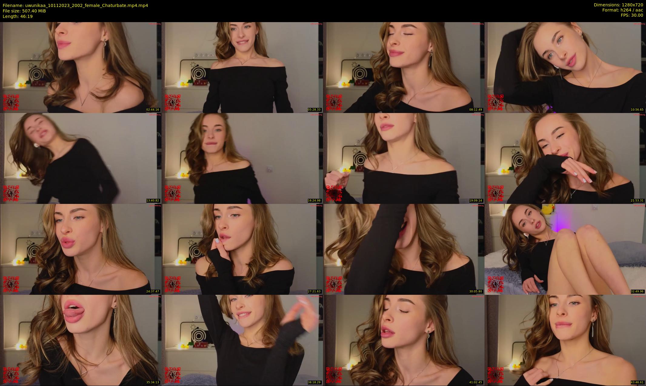 uwunikaa — 47 minute Chaturbate female cam show recording, 720p, Nov 10, 2023
