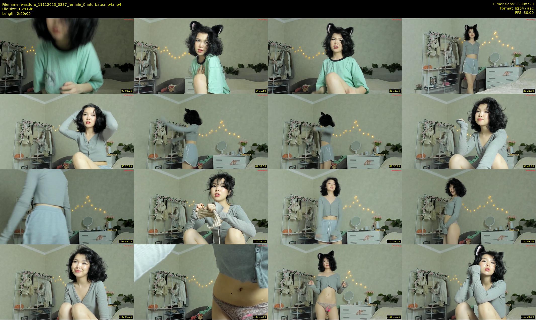 wastforu — 120 minute Chaturbate female cam show recording, 720p, Nov 11, 2023