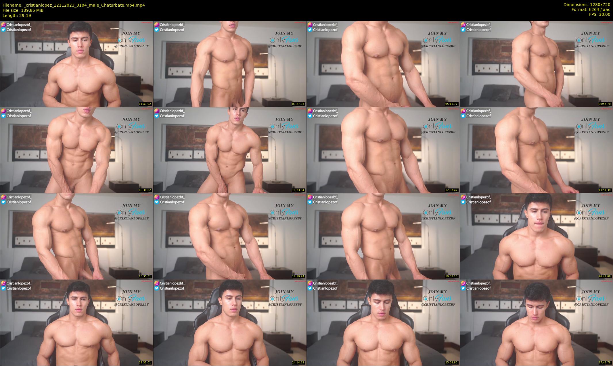 _cristianlopez — 30 minute Chaturbate male cam show recording, 720p, Nov 12, 2023