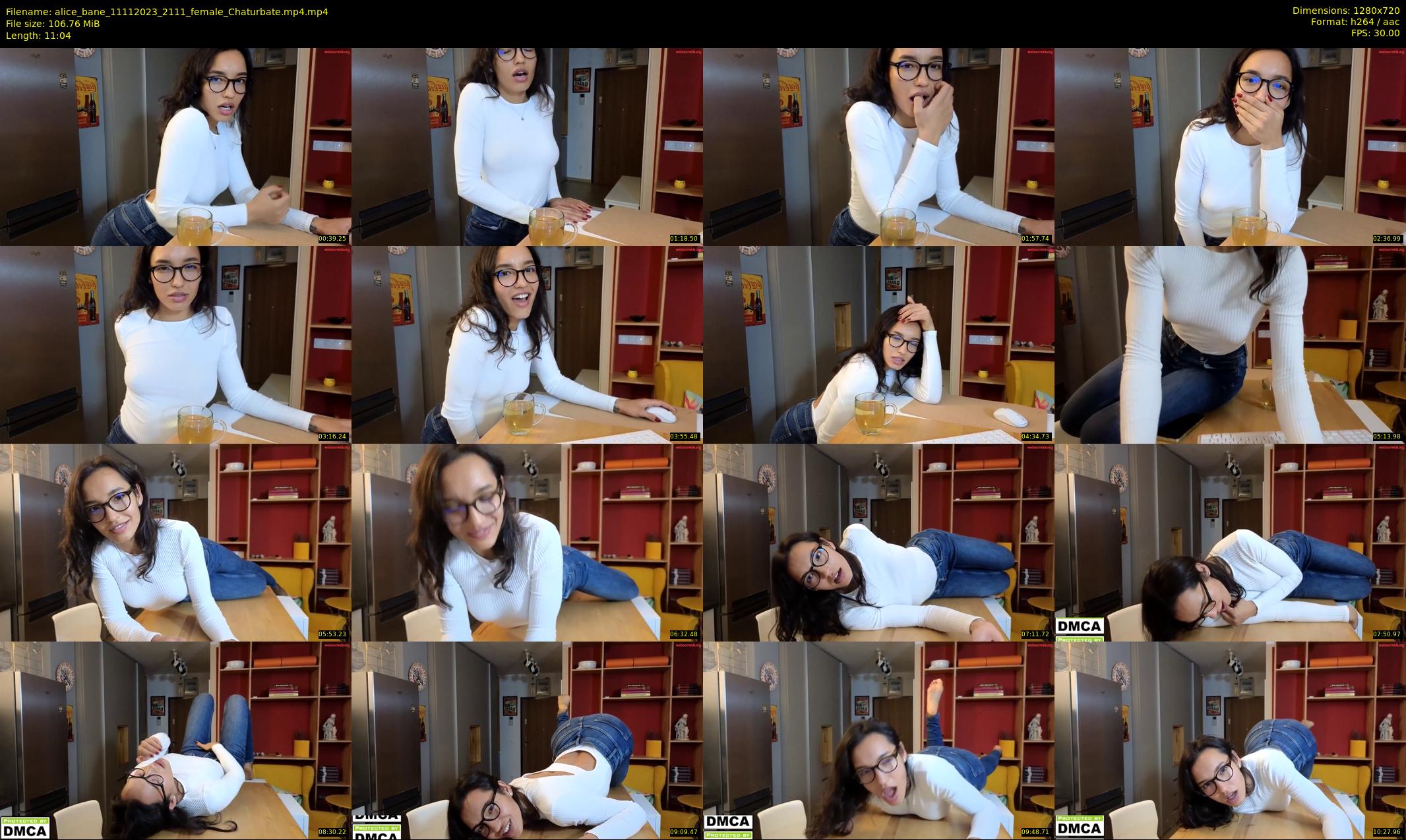 alice_bane — 12 minute Chaturbate female cam show recording, 720p, Nov 11, 2023