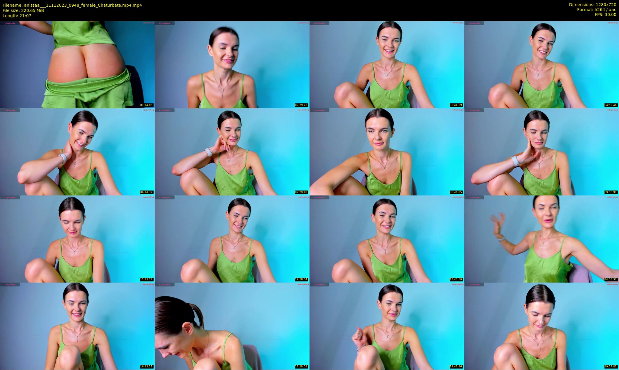 anissaa__ — 22 minute Chaturbate female cam show recording, 720p, Nov 11, 2023