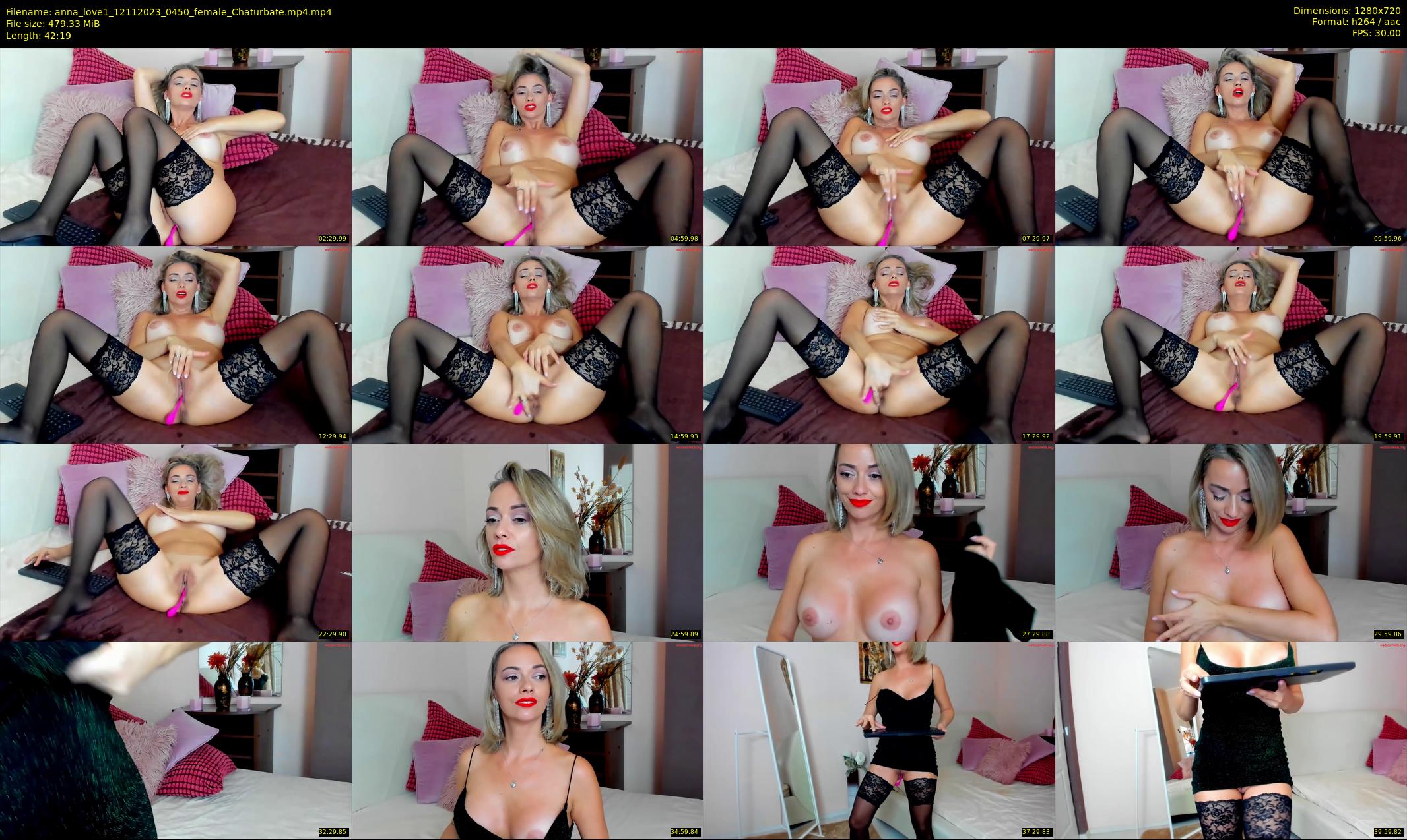 anna_love1 — 43 minute Chaturbate female cam show recording, 720p, Nov 12, 2023