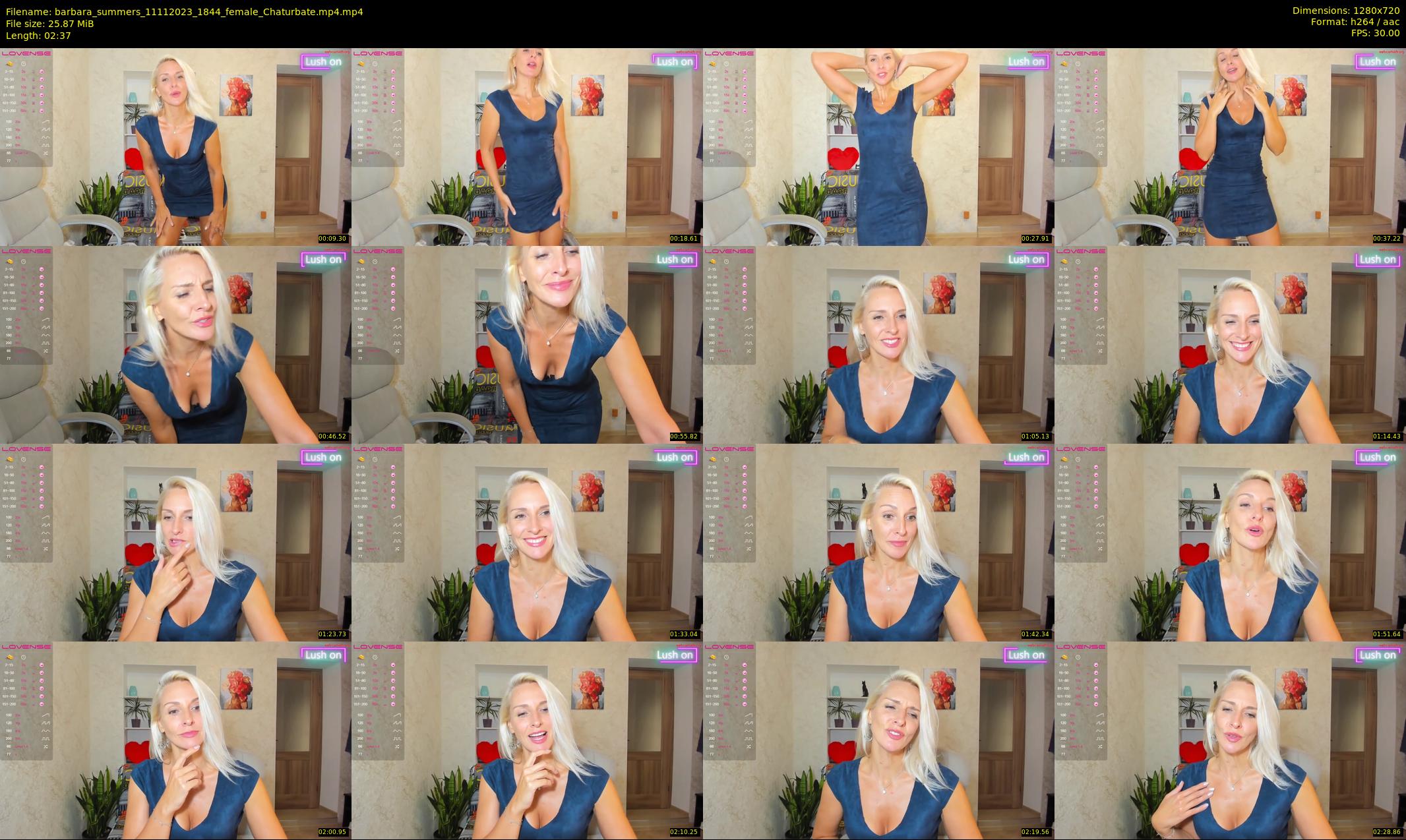 barbara_summers — 3 minute Chaturbate female cam show recording, 720p, Nov 11, 2023