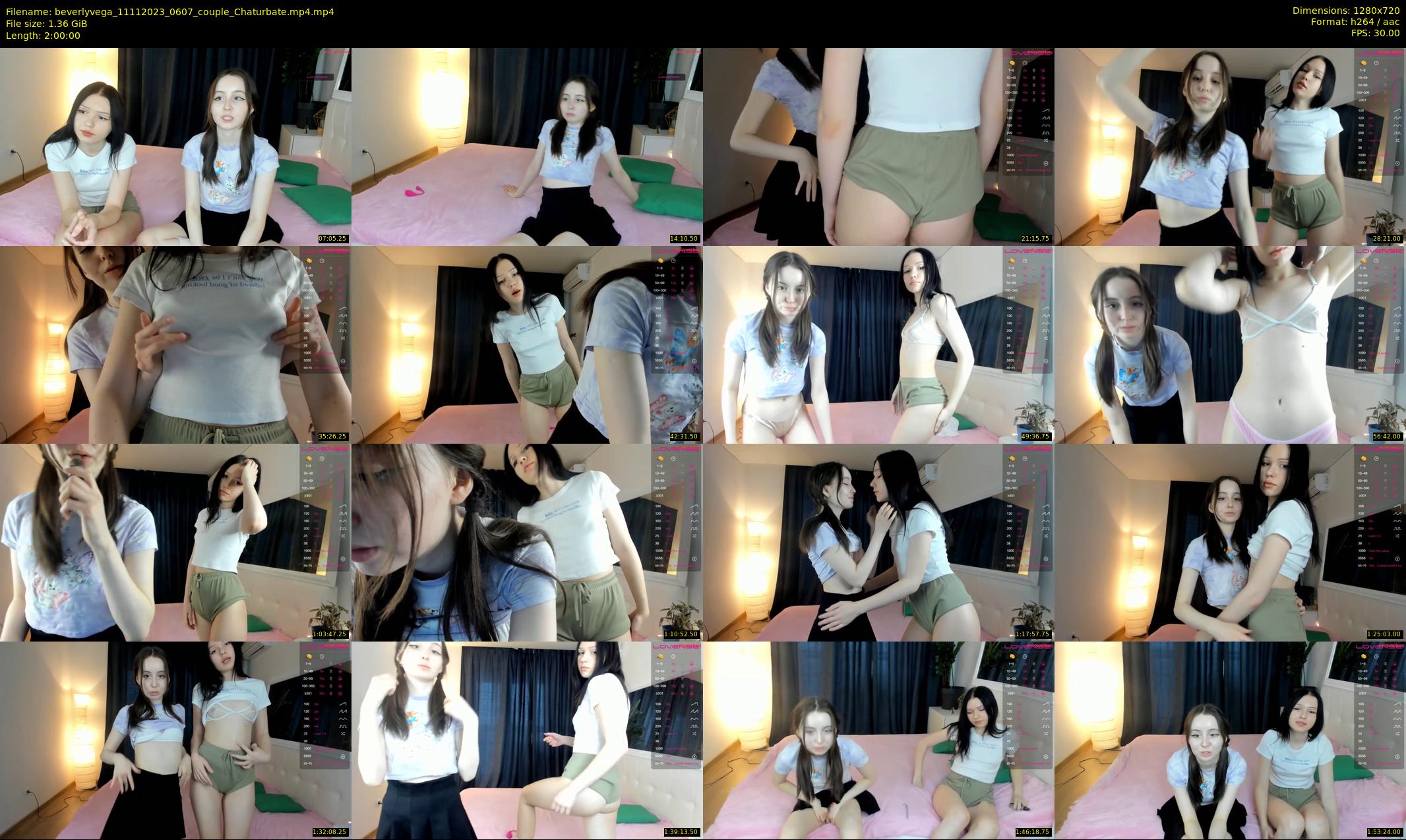 beverlyvega — 120 minute Chaturbate couple cam show recording, 720p, Nov 11, 2023