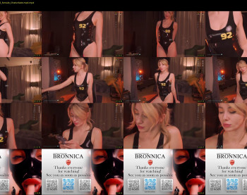 bronnica — 22 minute Chaturbate female cam show recording, 720p, Nov 11, 2023
