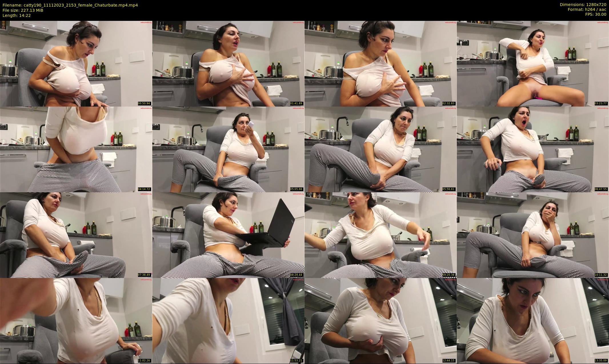 catty190 — 15 minute Chaturbate female cam show recording, 720p, Nov 11, 2023