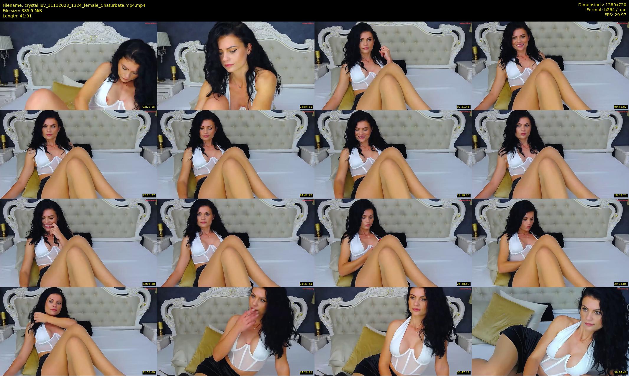 crystallluv — 42 minute Chaturbate female cam show recording, 720p, Nov 11, 2023