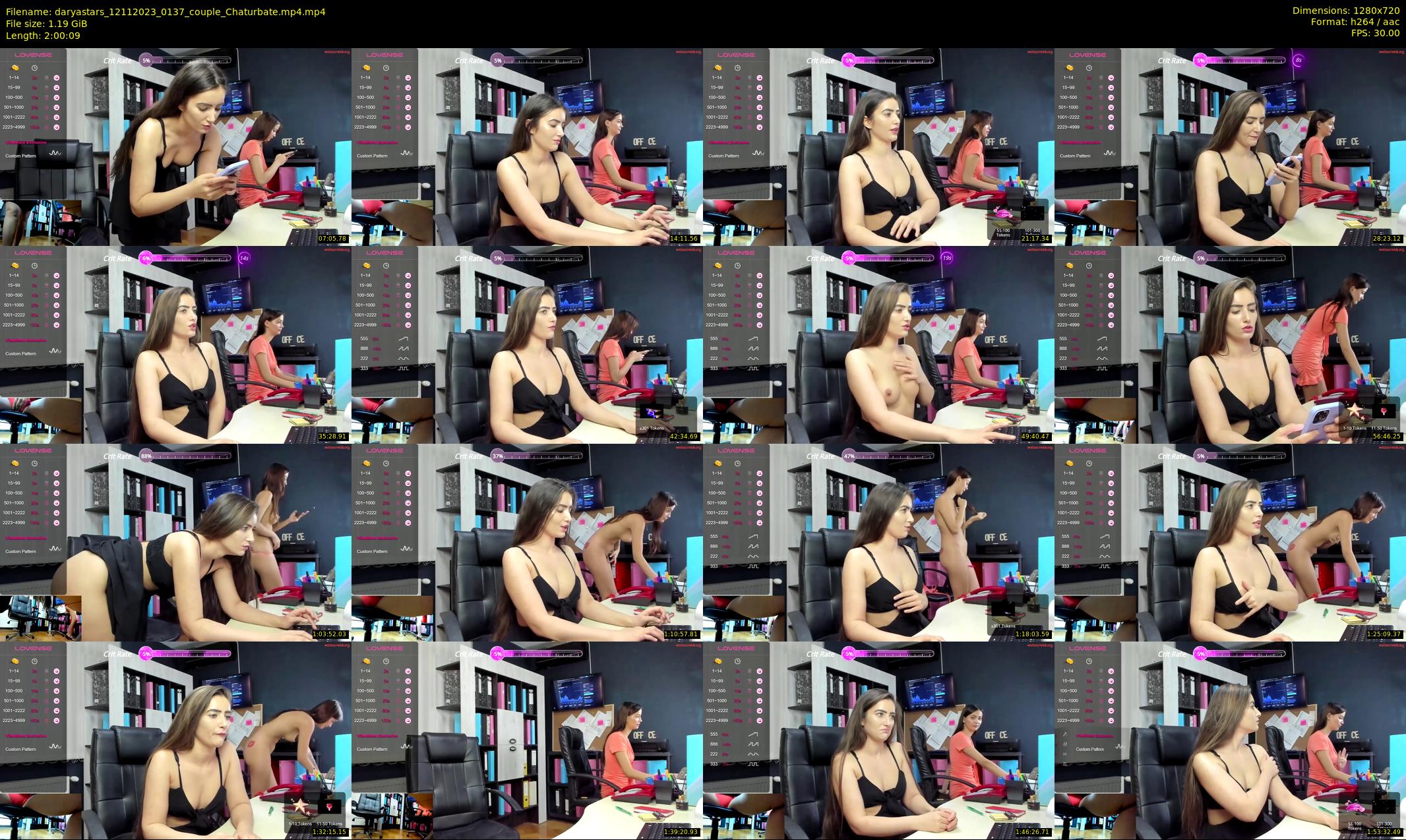 daryastars — 121 minute Chaturbate couple cam show recording, 720p, Nov 12, 2023