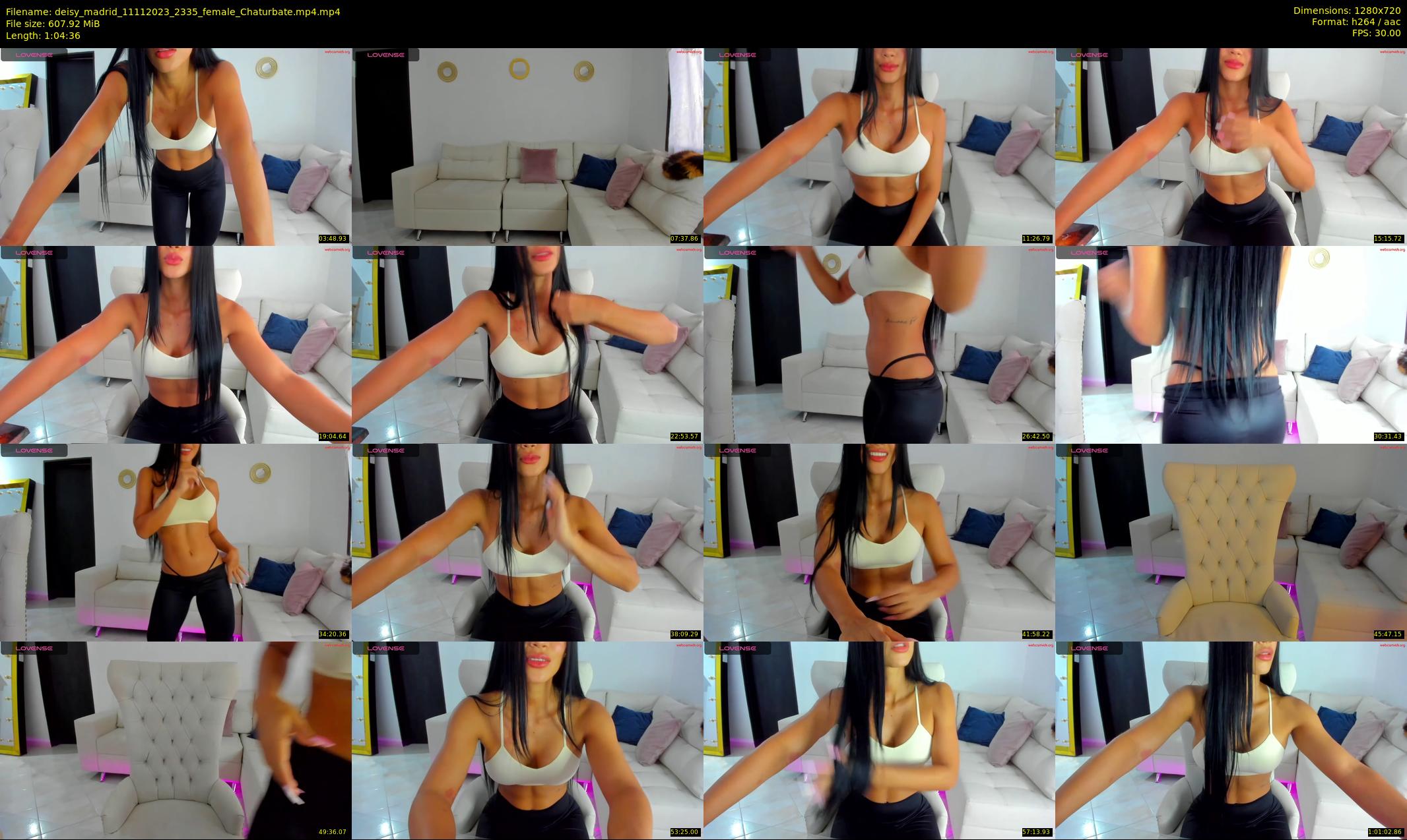 deisy_madrid — 65 minute Chaturbate female cam show recording, 720p, Nov 11, 2023