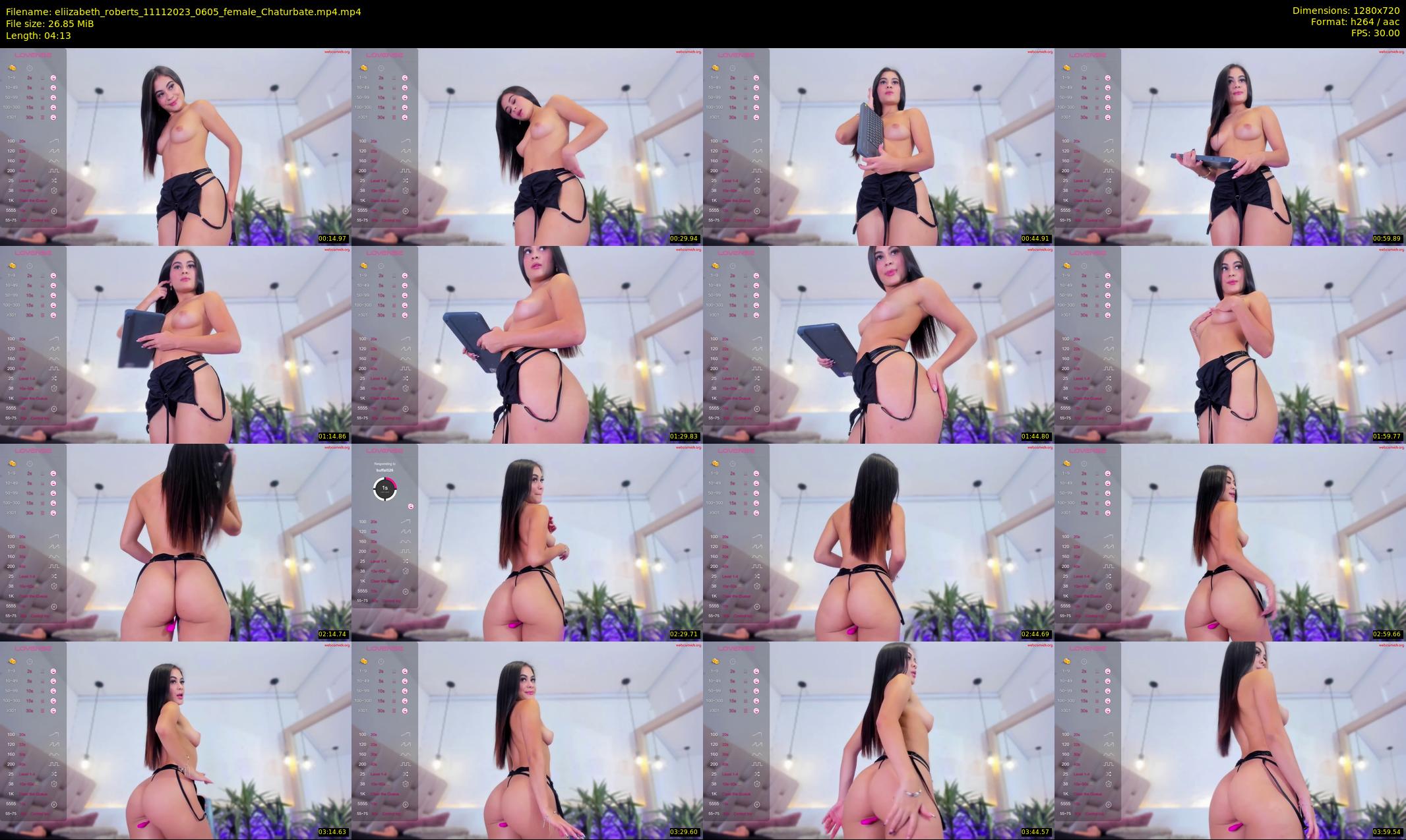 eliizabeth_roberts — 5 minute Chaturbate female cam show recording, 720p, Nov 11, 2023