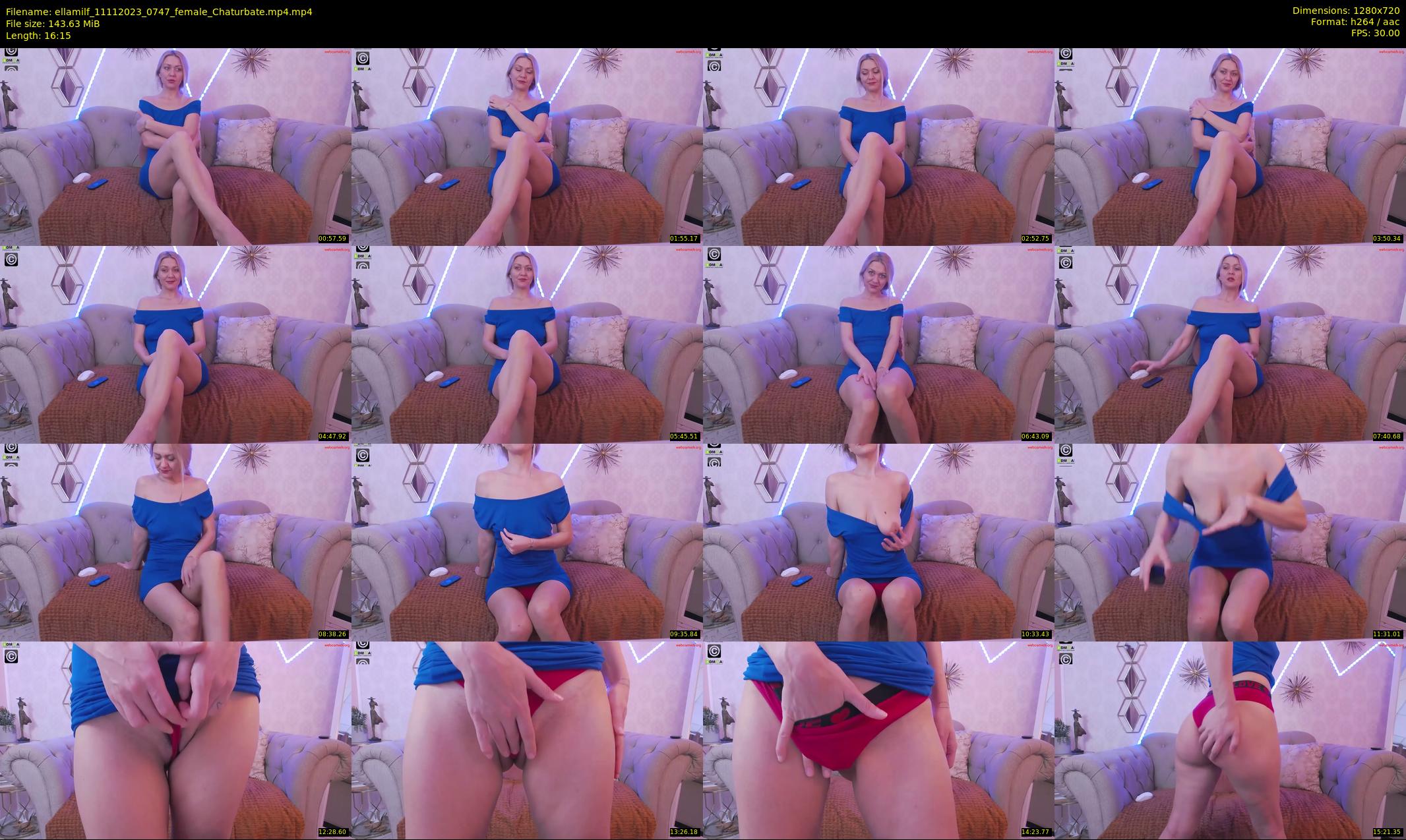 ellamilf — 17 minute Chaturbate female cam show recording, 720p, Nov 11, 2023