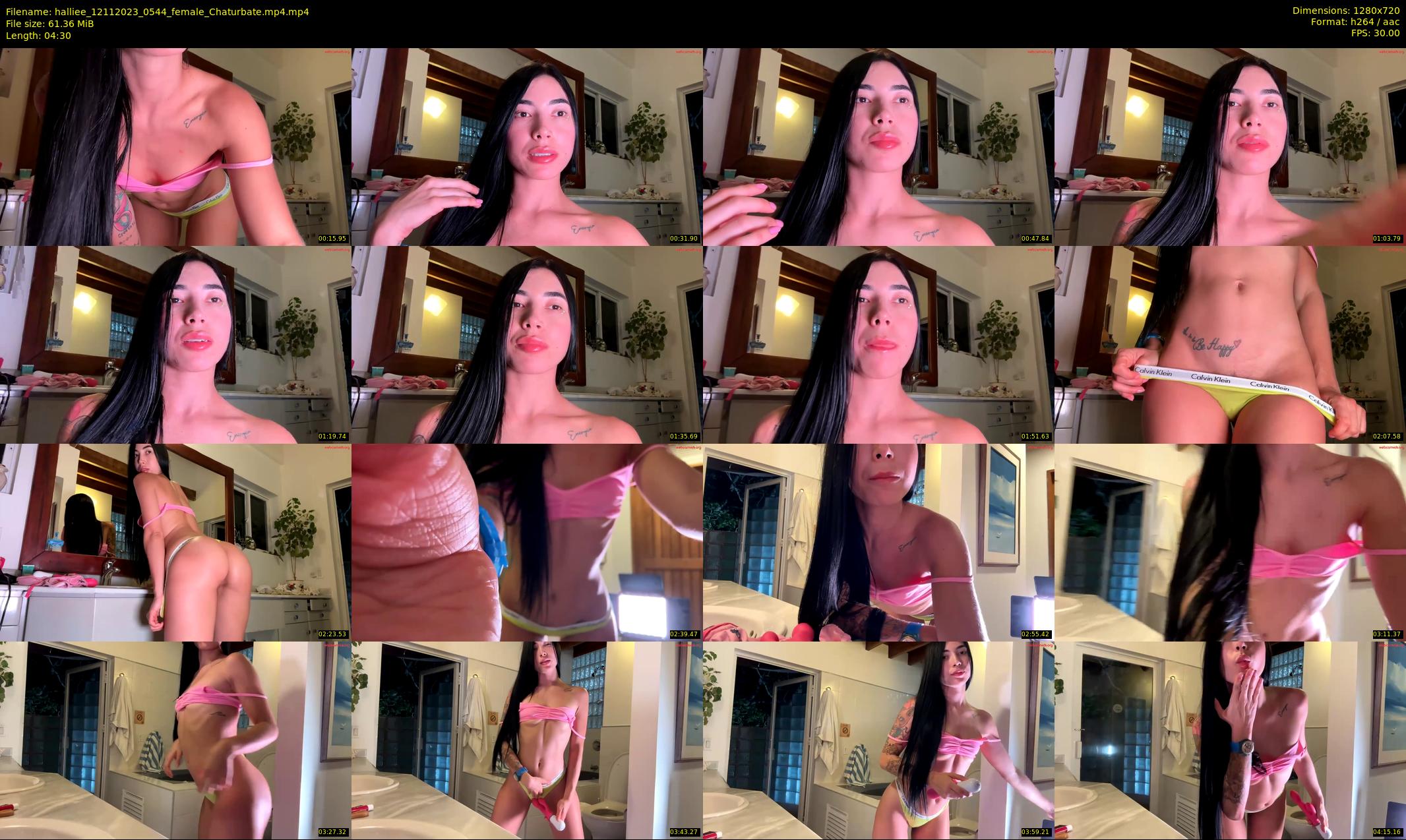 halliee — 5 minute Chaturbate couple cam show recording, 720p, Nov 12, 2023