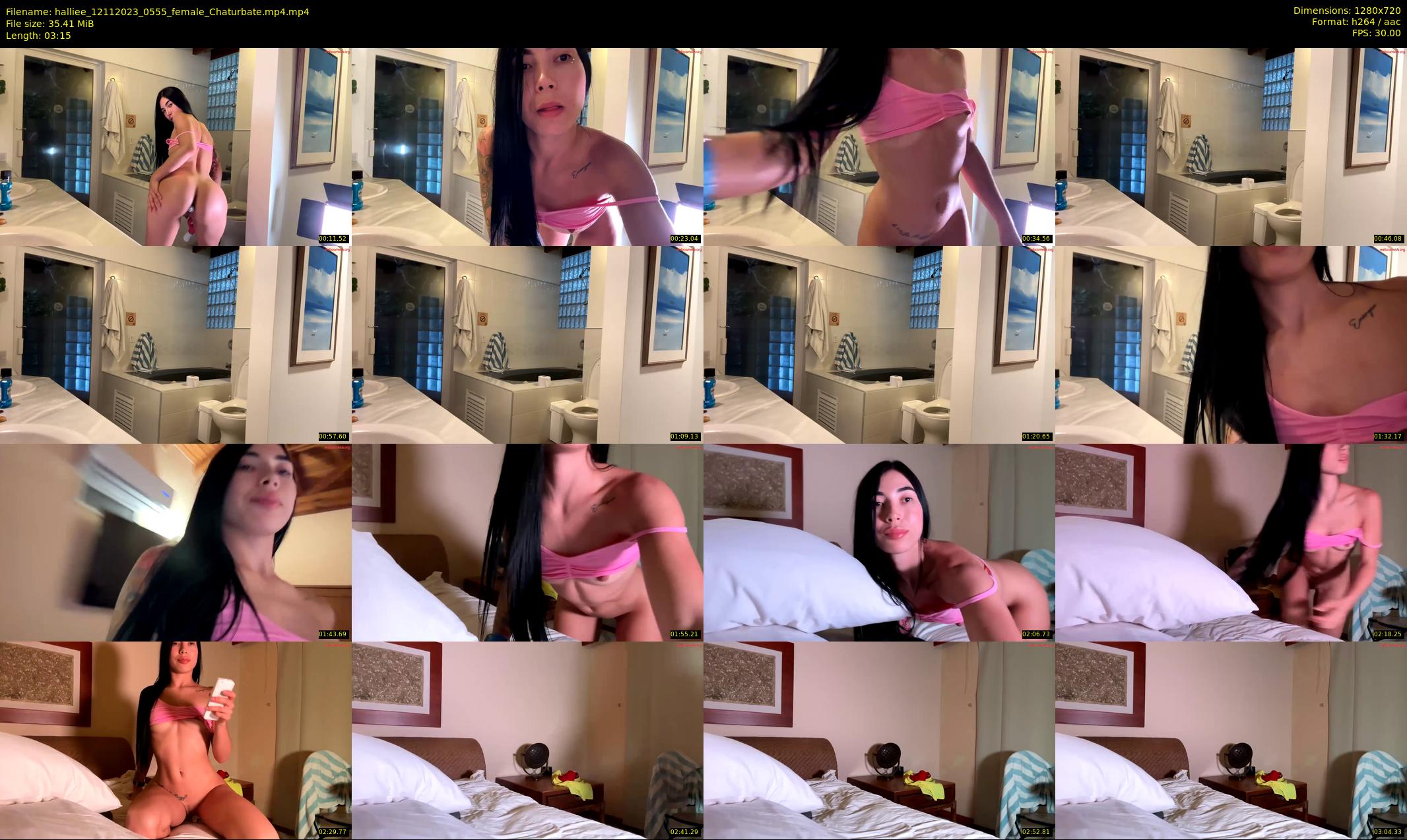 halliee — 4 minute Chaturbate couple cam show recording, 720p, Nov 12, 2023