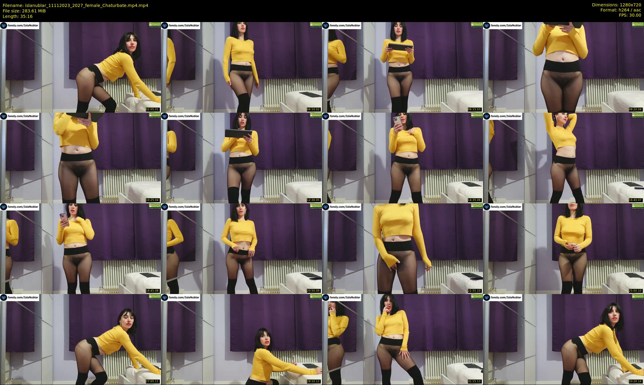 islanublar — 36 minute Chaturbate female cam show recording, 720p, Nov 11, 2023