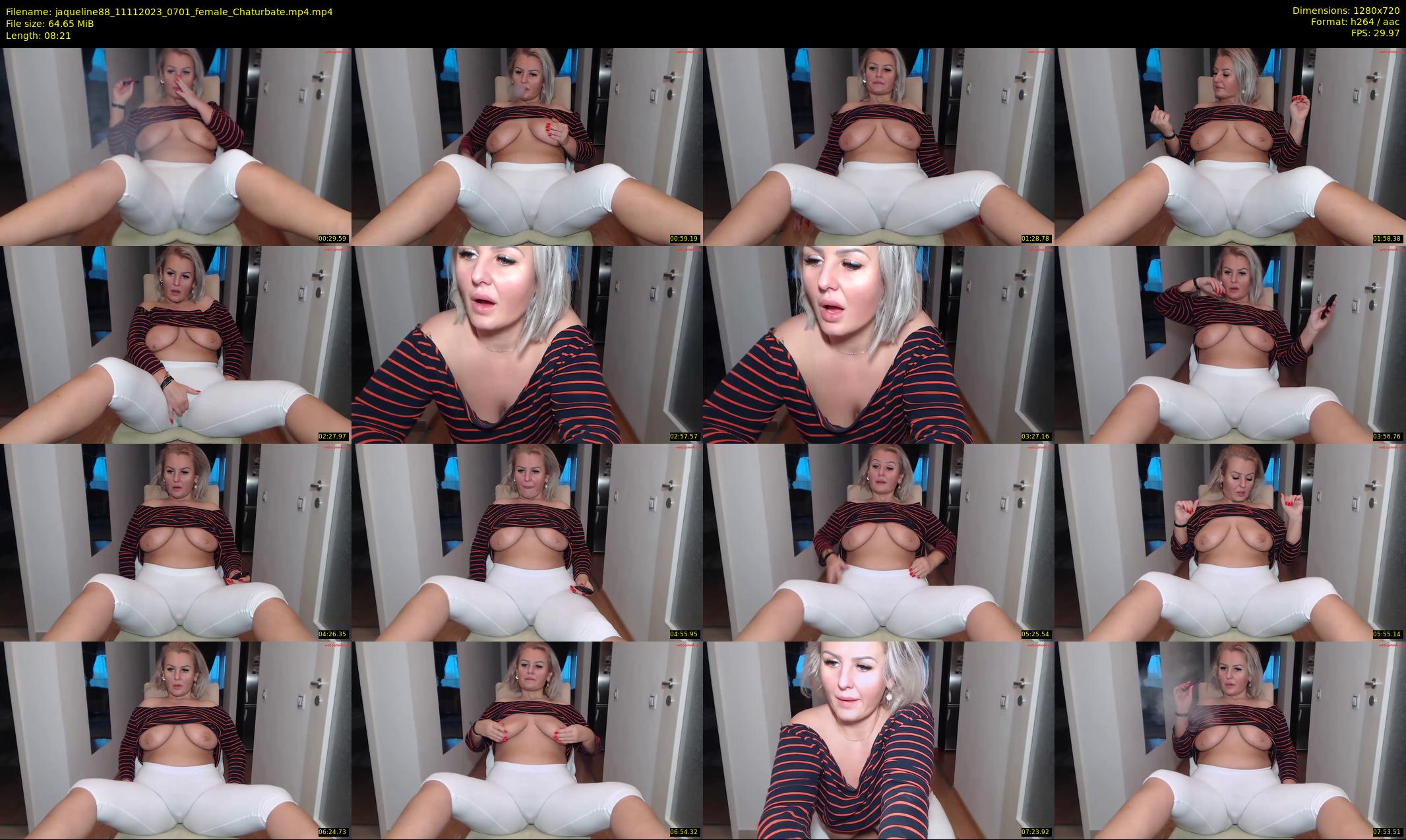 jaqueline88 — 9 minute Chaturbate female cam show recording, 720p, Nov 11, 2023