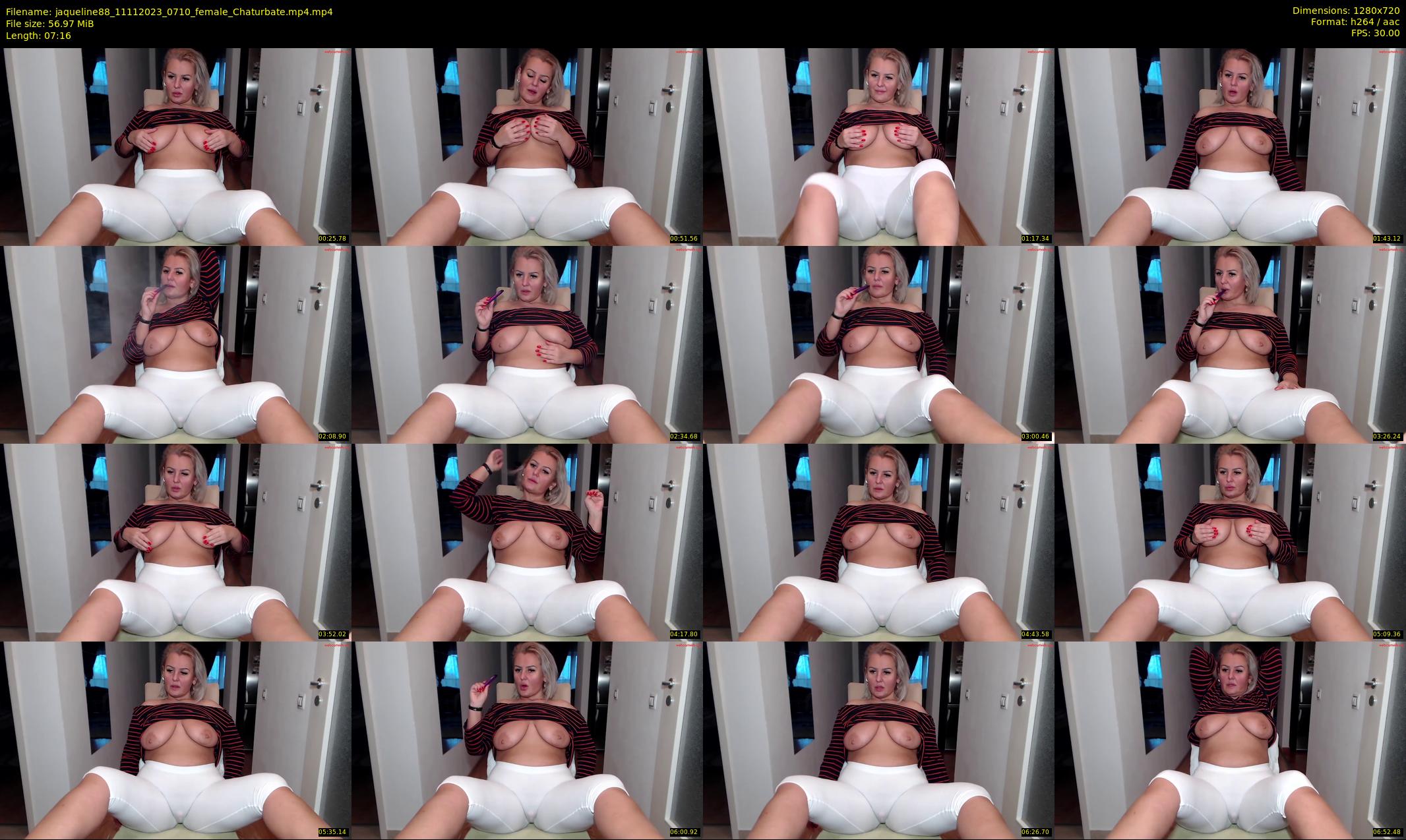 jaqueline88 — 8 minute Chaturbate female cam show recording, 720p, Nov 11, 2023