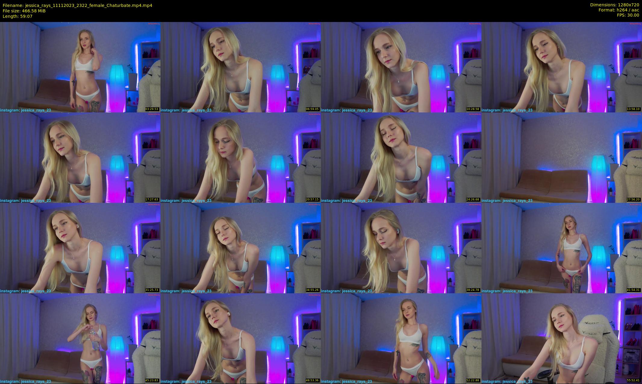 jessica_rays — 60 minute Chaturbate couple cam show recording, 720p, Nov 11, 2023