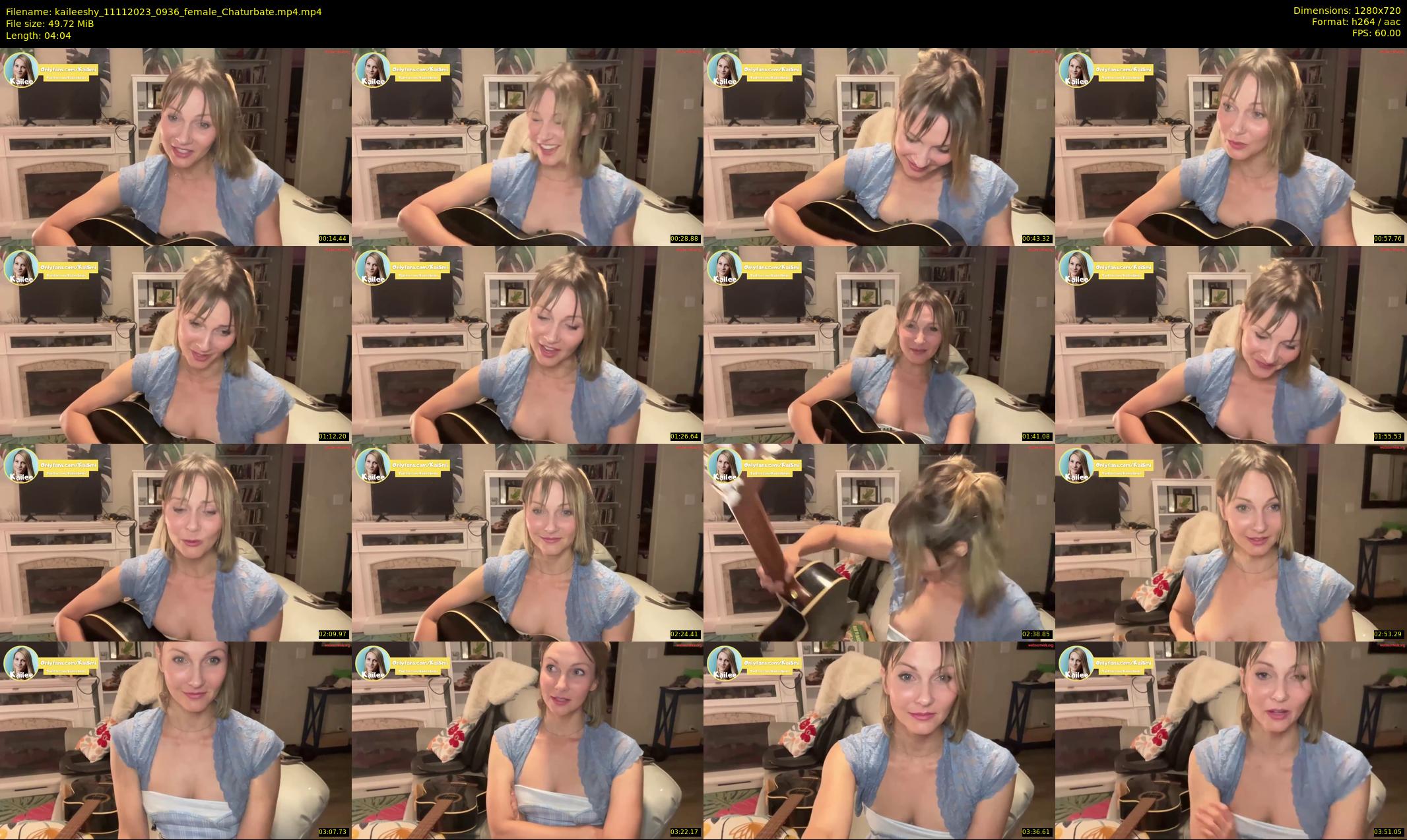 kaileeshy — 5 minute Chaturbate female cam show recording, 720p, Nov 11, 2023