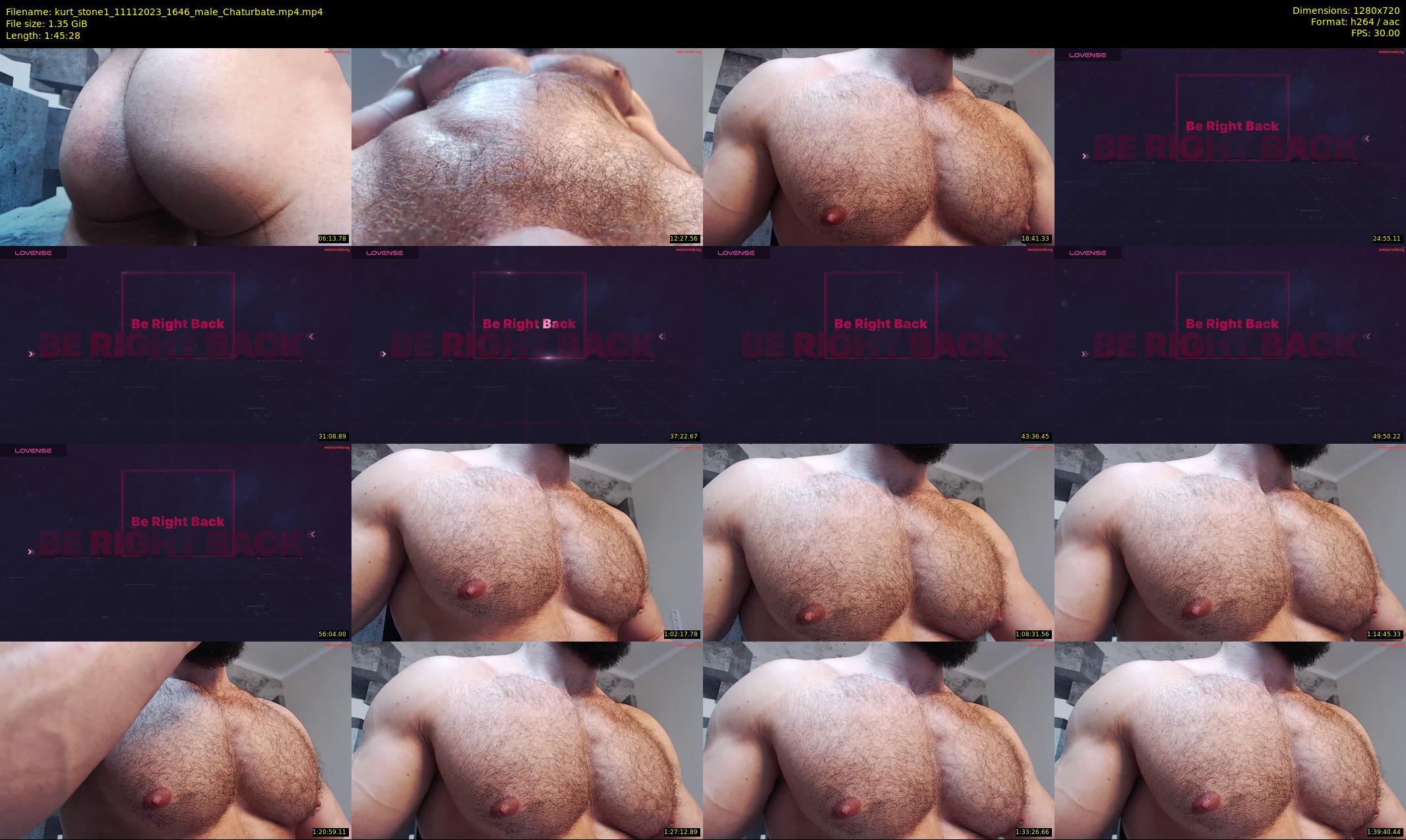 kurt_stone1 — 106 minute Chaturbate male cam show recording, 720p, Nov 11, 2023