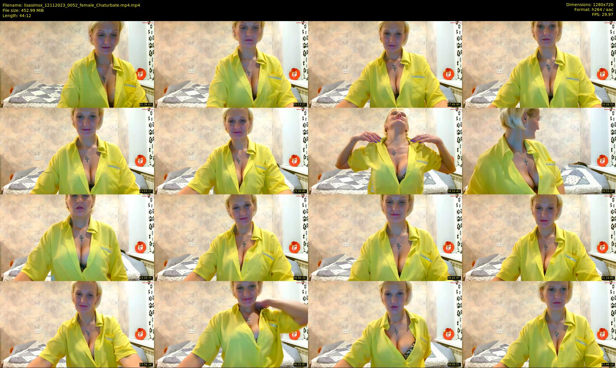 lisasimsx — 45 minute Chaturbate female cam show recording, 720p, Nov 12, 2023