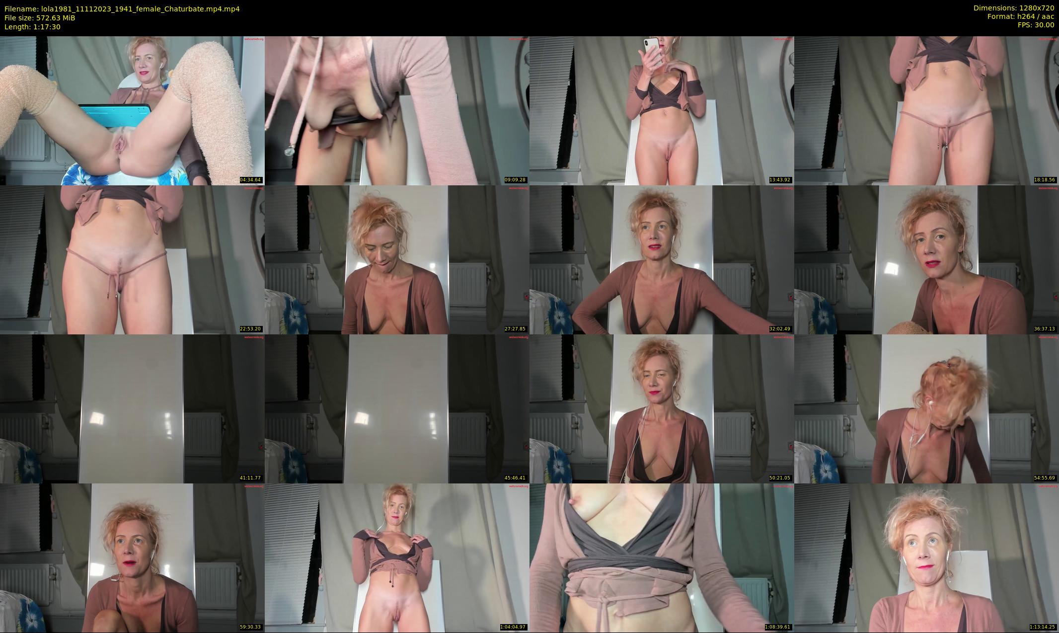 lola1981 — 78 minute Chaturbate female cam show recording, 720p, Nov 11, 2023