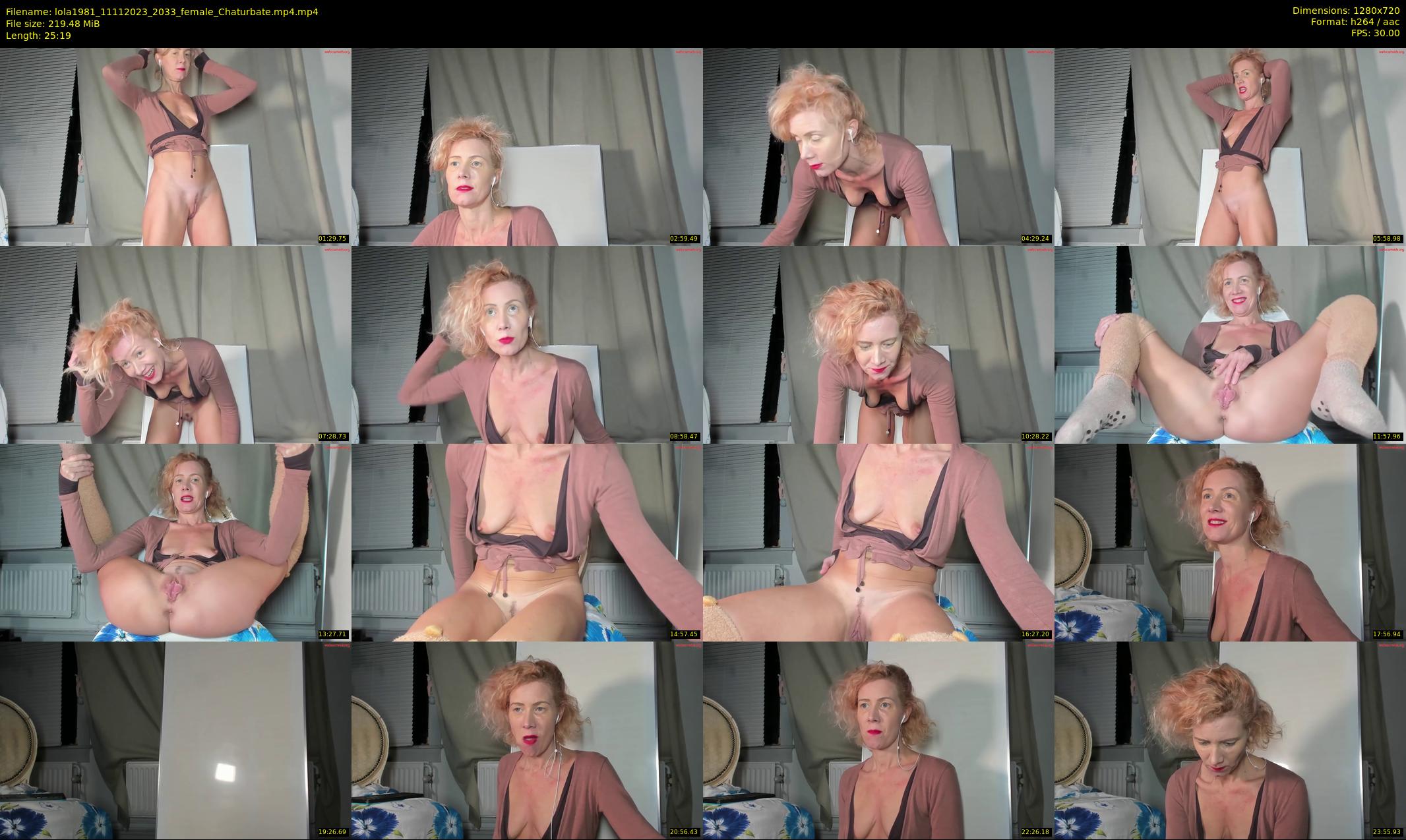 lola1981 — 26 minute Chaturbate female cam show recording, 720p, Nov 11, 2023