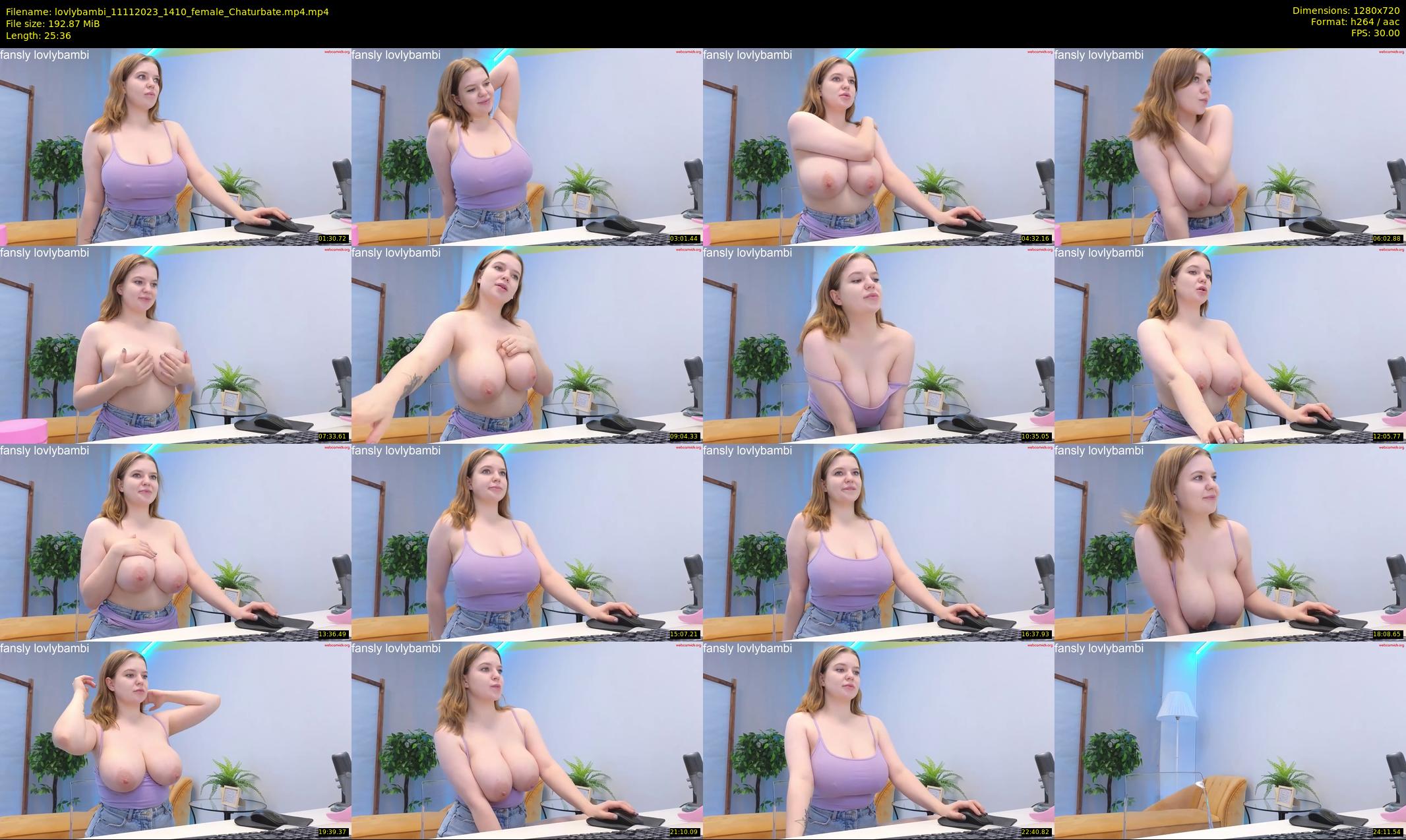 lovlybambi — 26 minute Chaturbate female cam show recording, 720p, Nov 11, 2023