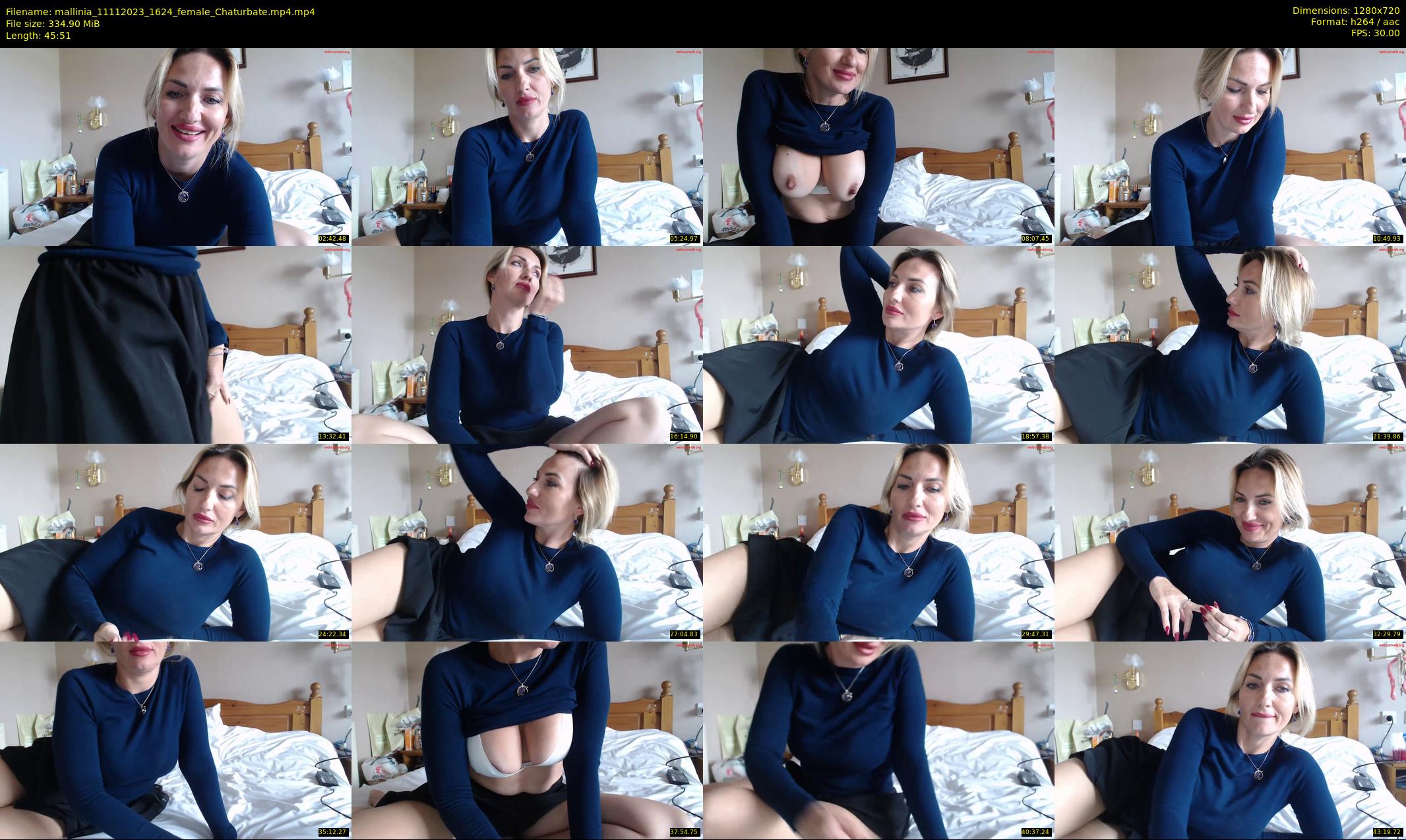 mallinia — 46 minute Chaturbate female cam show recording, 720p, Nov 11, 2023