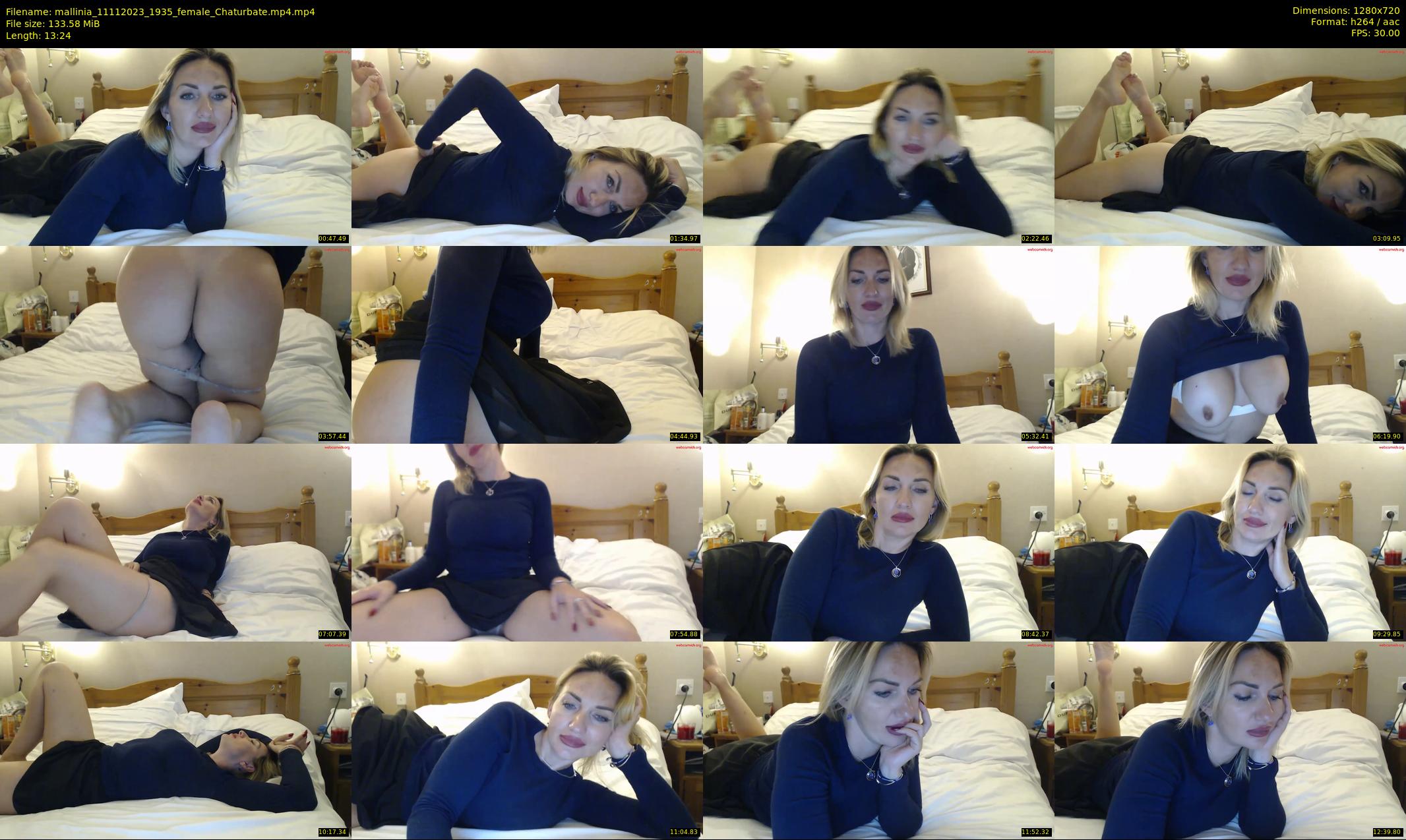 mallinia — 14 minute Chaturbate female cam show recording, 720p, Nov 11, 2023