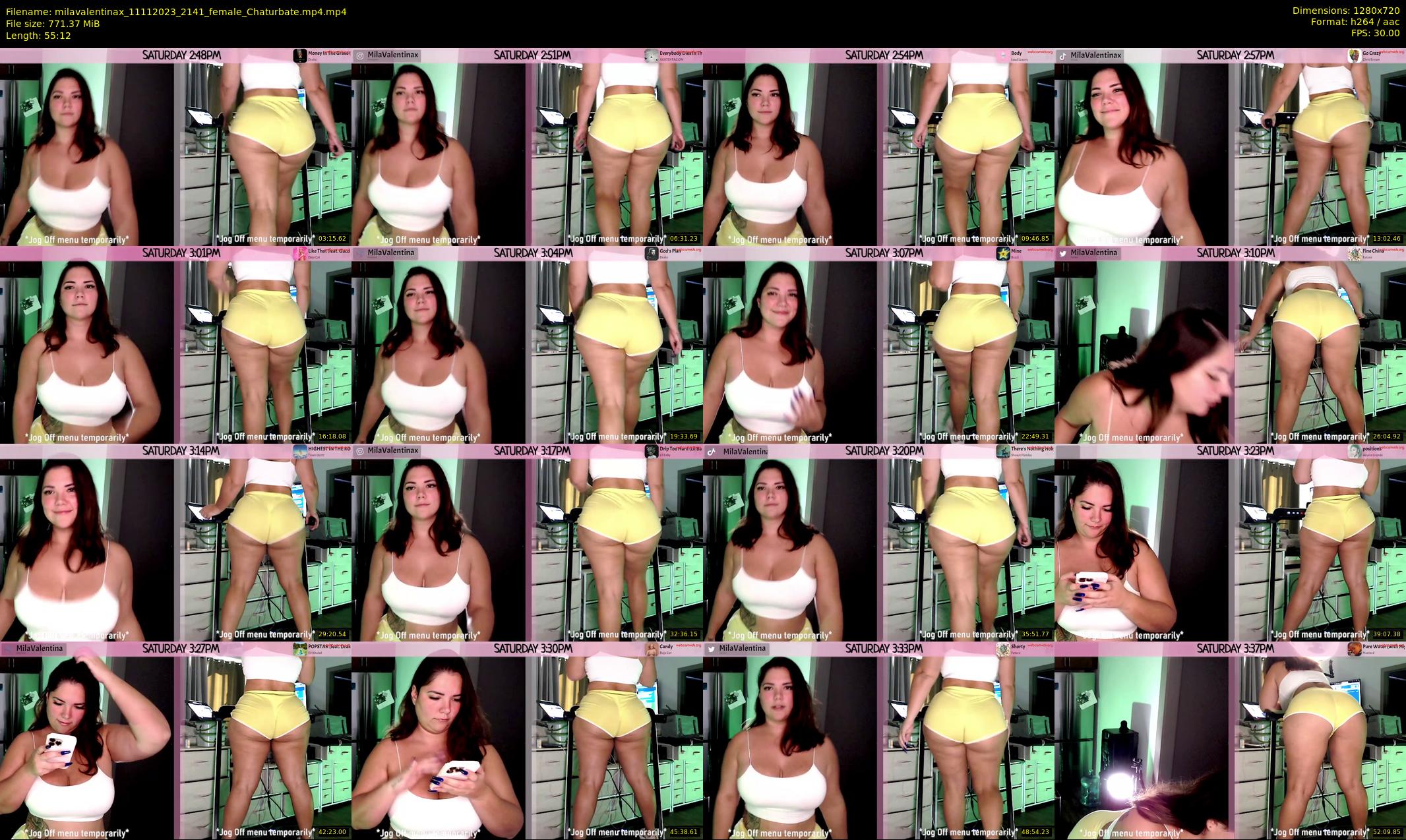 milavalentinax — 56 minute Chaturbate female cam show recording, 720p, Nov 11, 2023