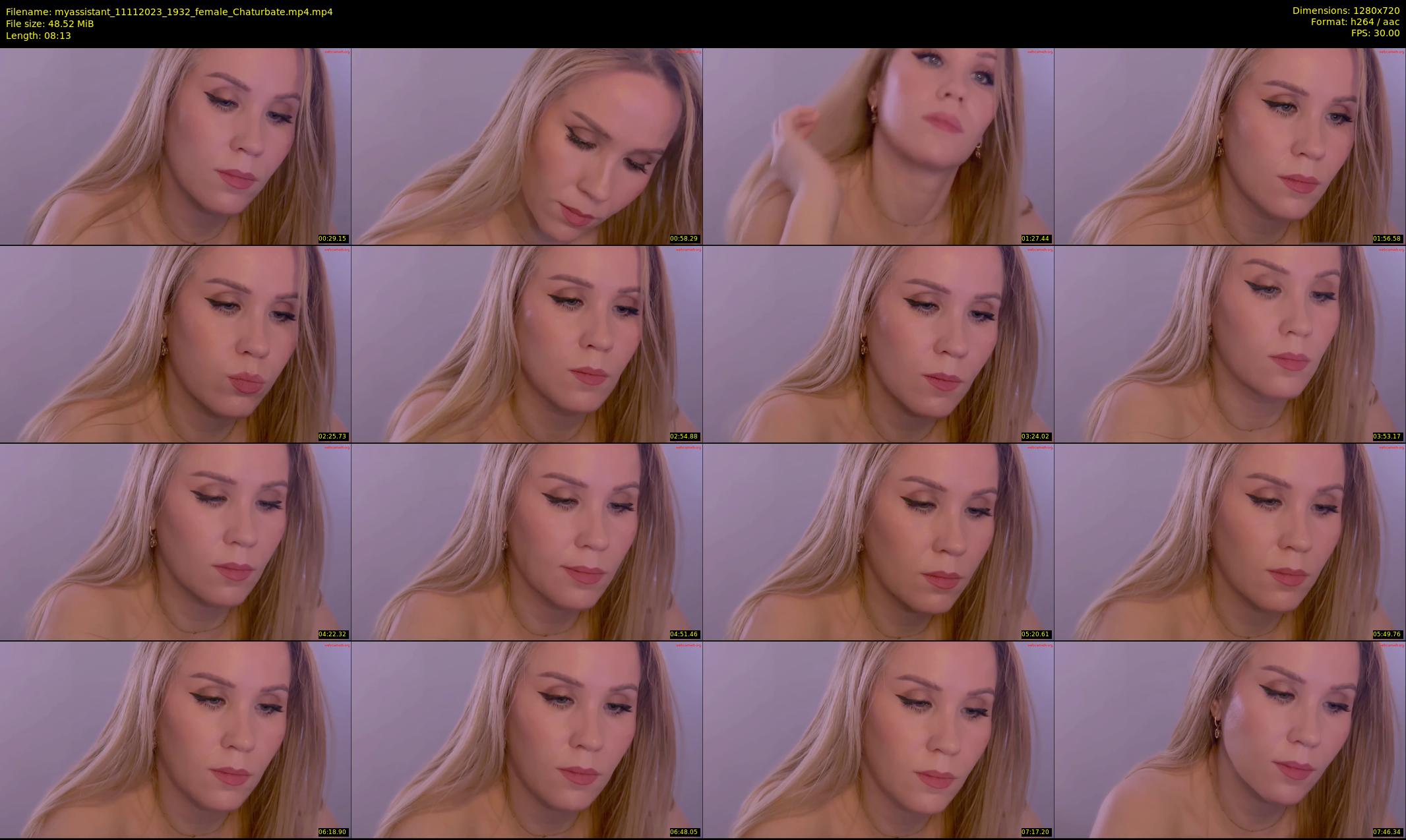 myassistant — 9 minute Chaturbate female cam show recording, 720p, Nov 11, 2023