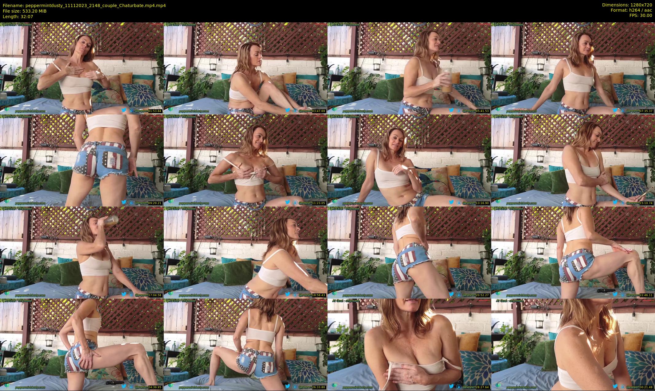 peppermintdusty — 33 minute Chaturbate couple cam show recording, 720p, Nov 11, 2023