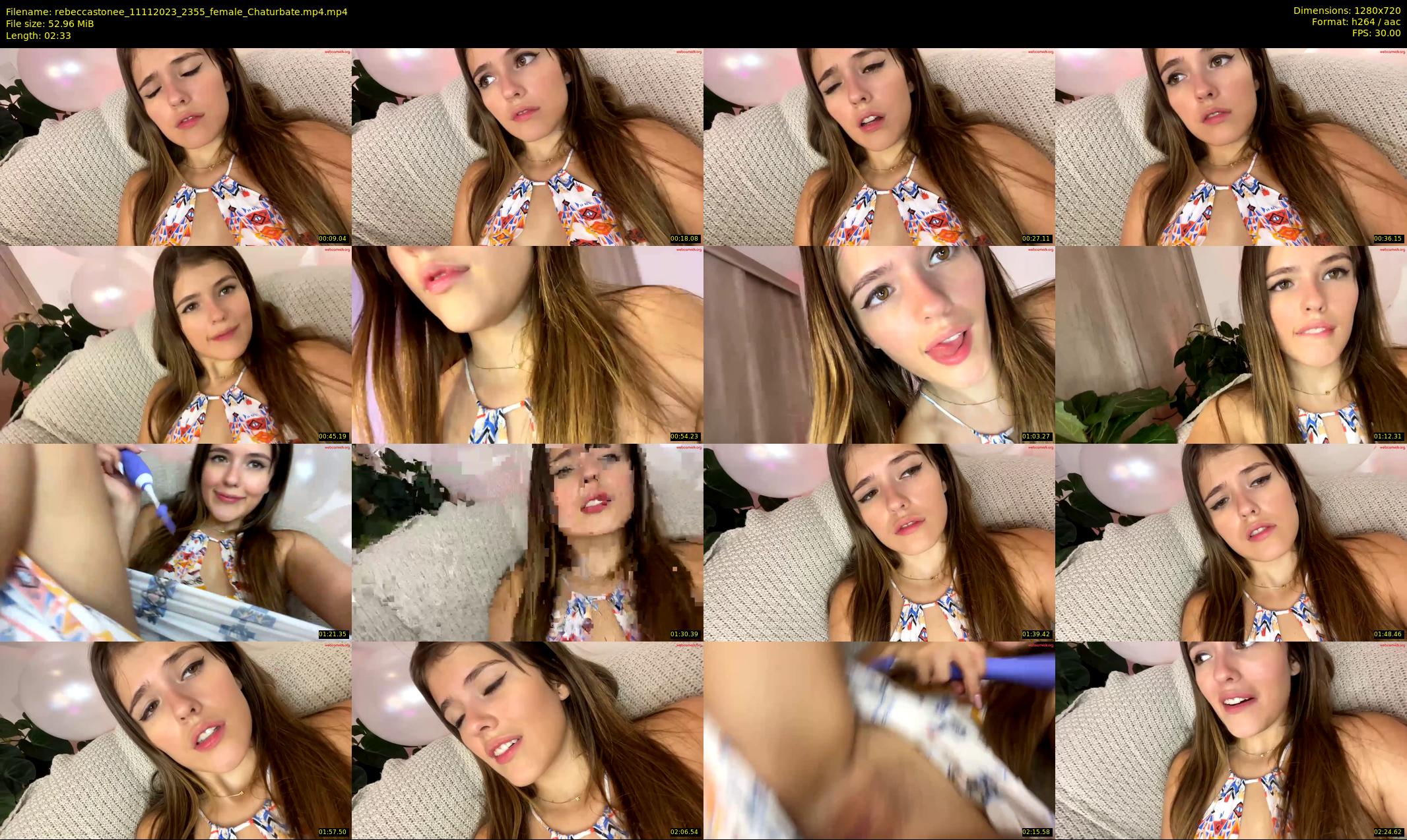 rebeccastonee — 3 minute Chaturbate female cam show recording, 720p, Nov 11, 2023