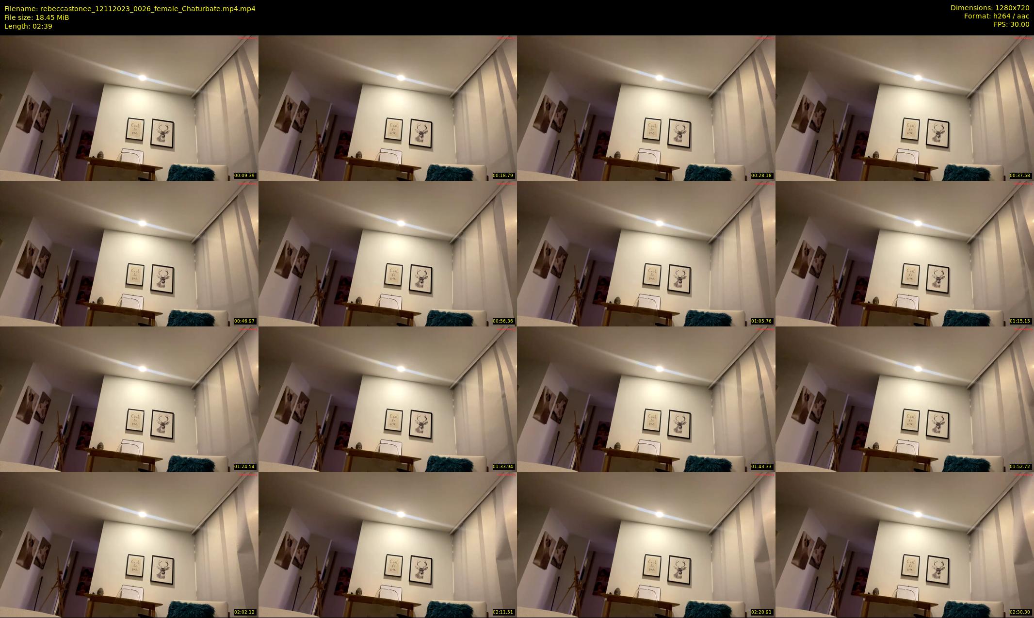 rebeccastonee — 3 minute Chaturbate female cam show recording, 720p, Nov 12, 2023